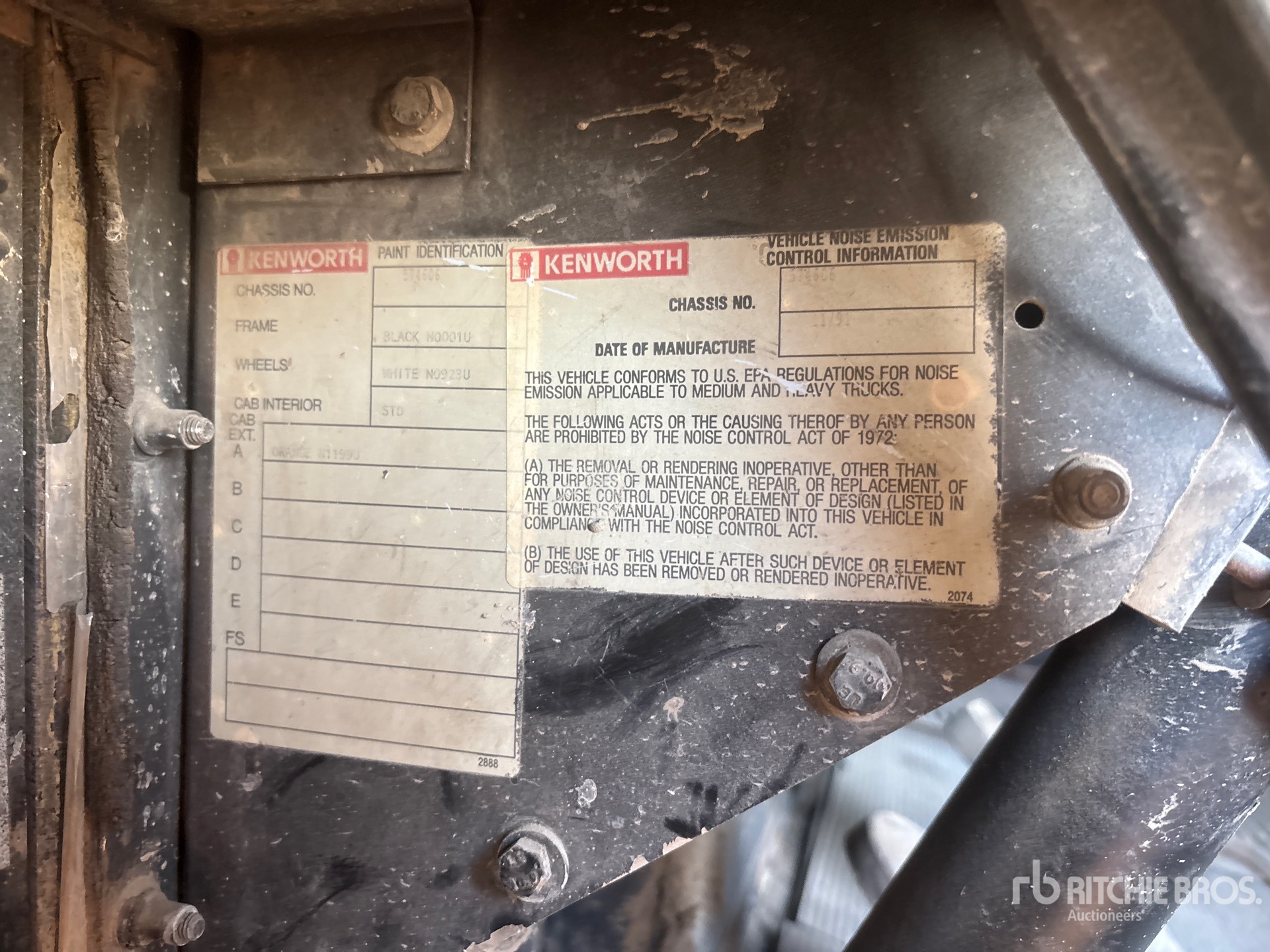 1992 Kenworth T800