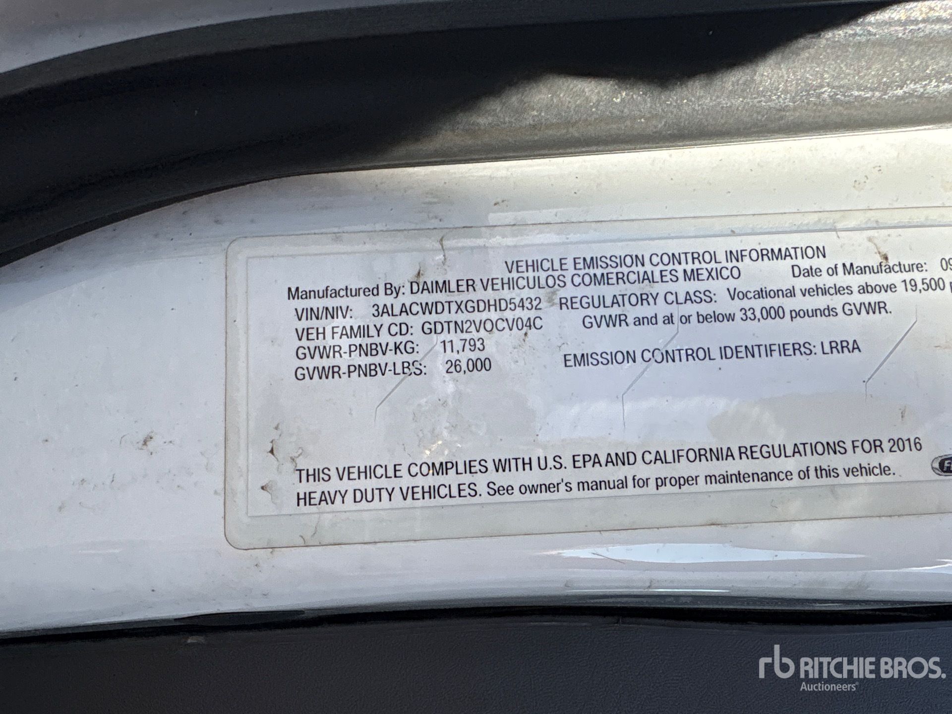 2016 Freightliner M2 106