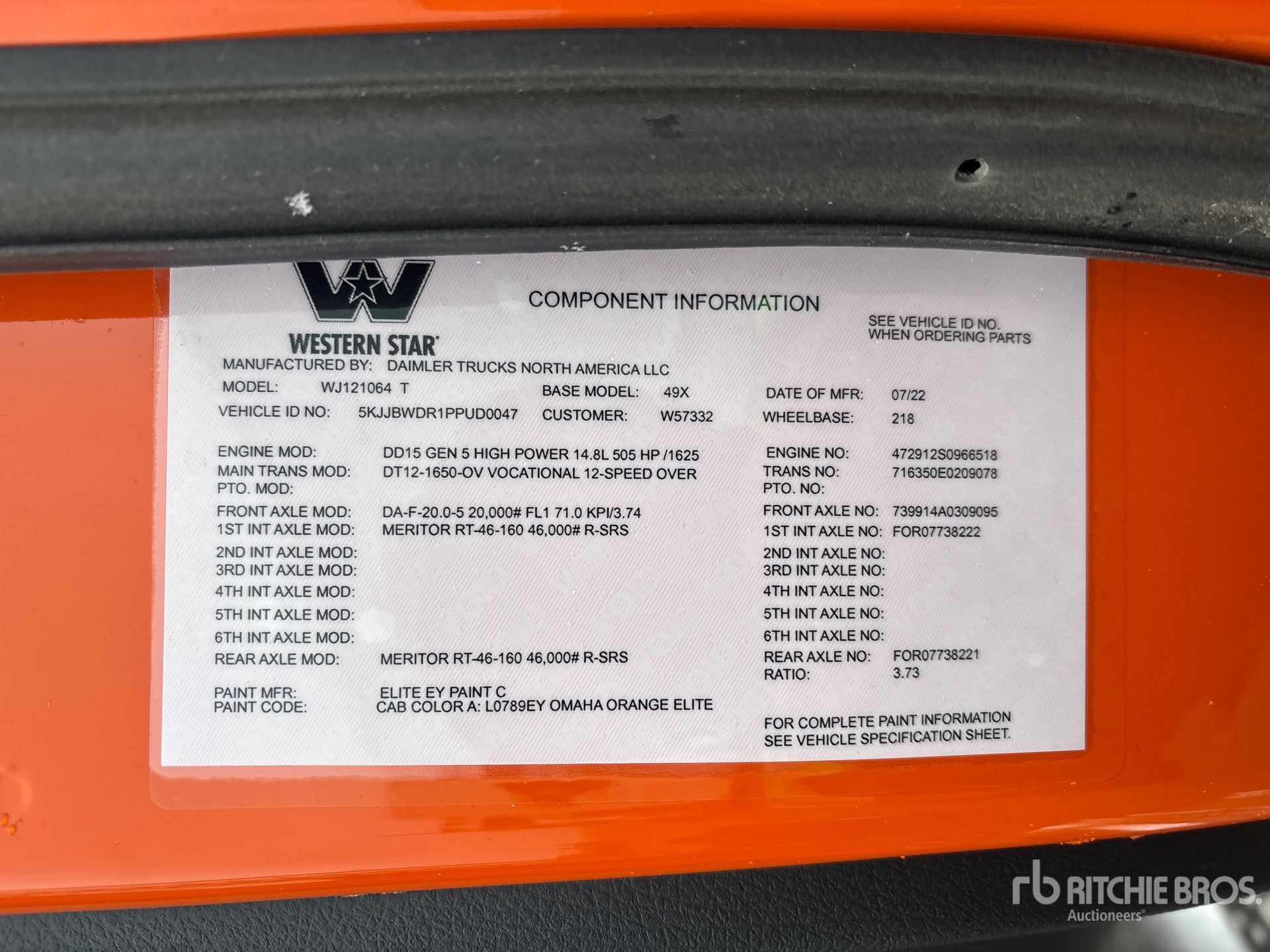 2023 Western Star 49X