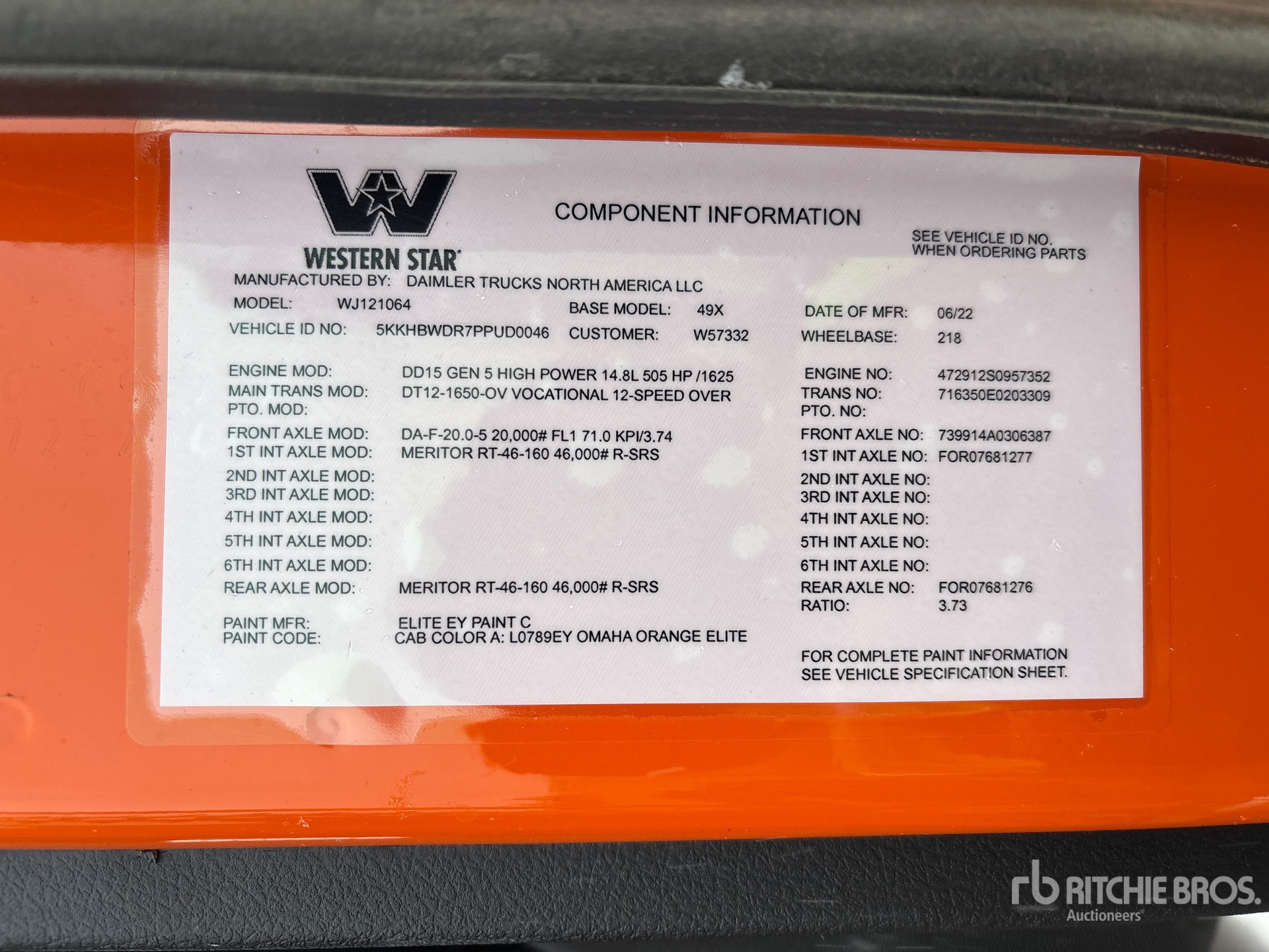 2023 Western Star 49X