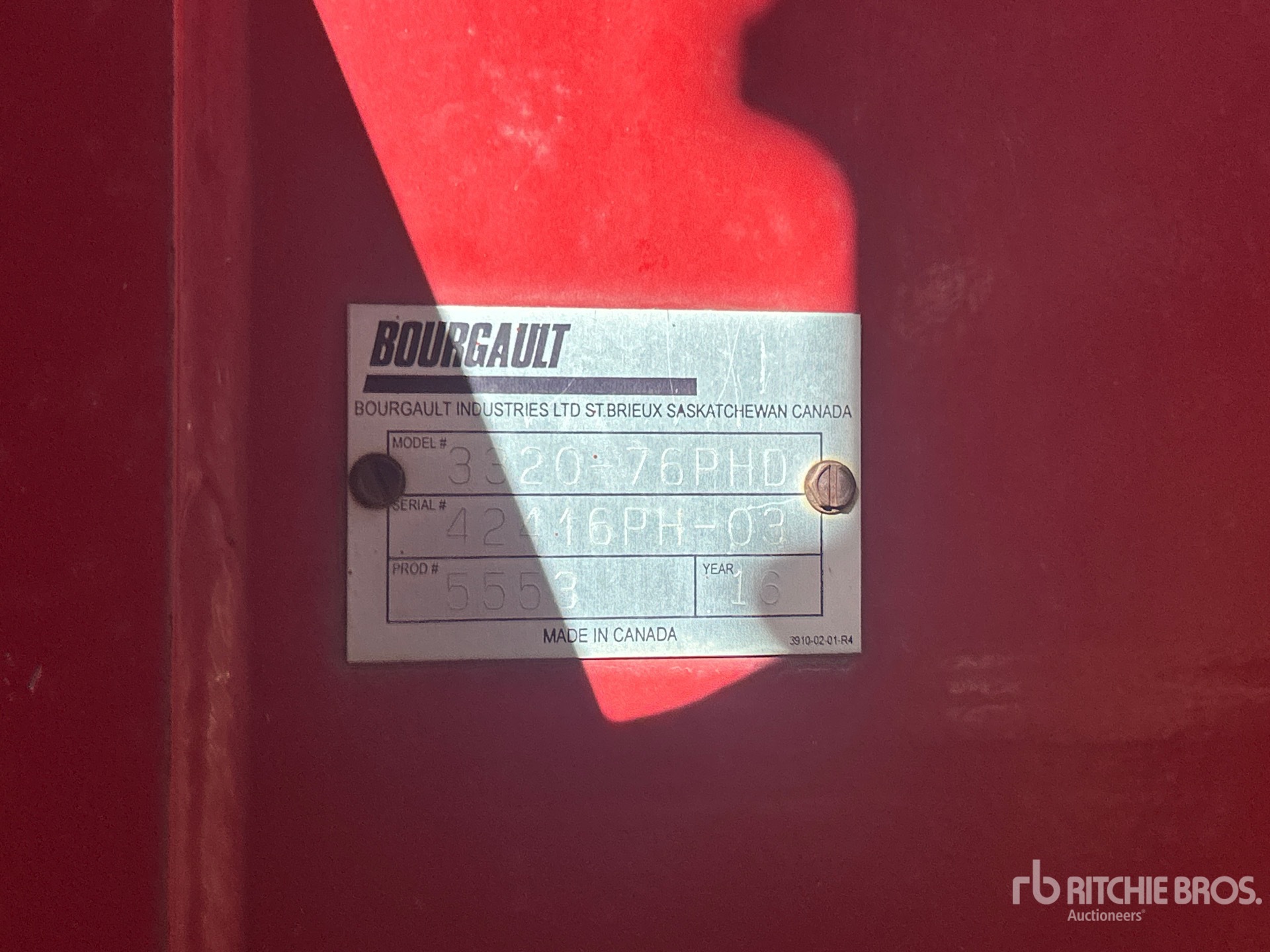 2016 Bourgault 3320