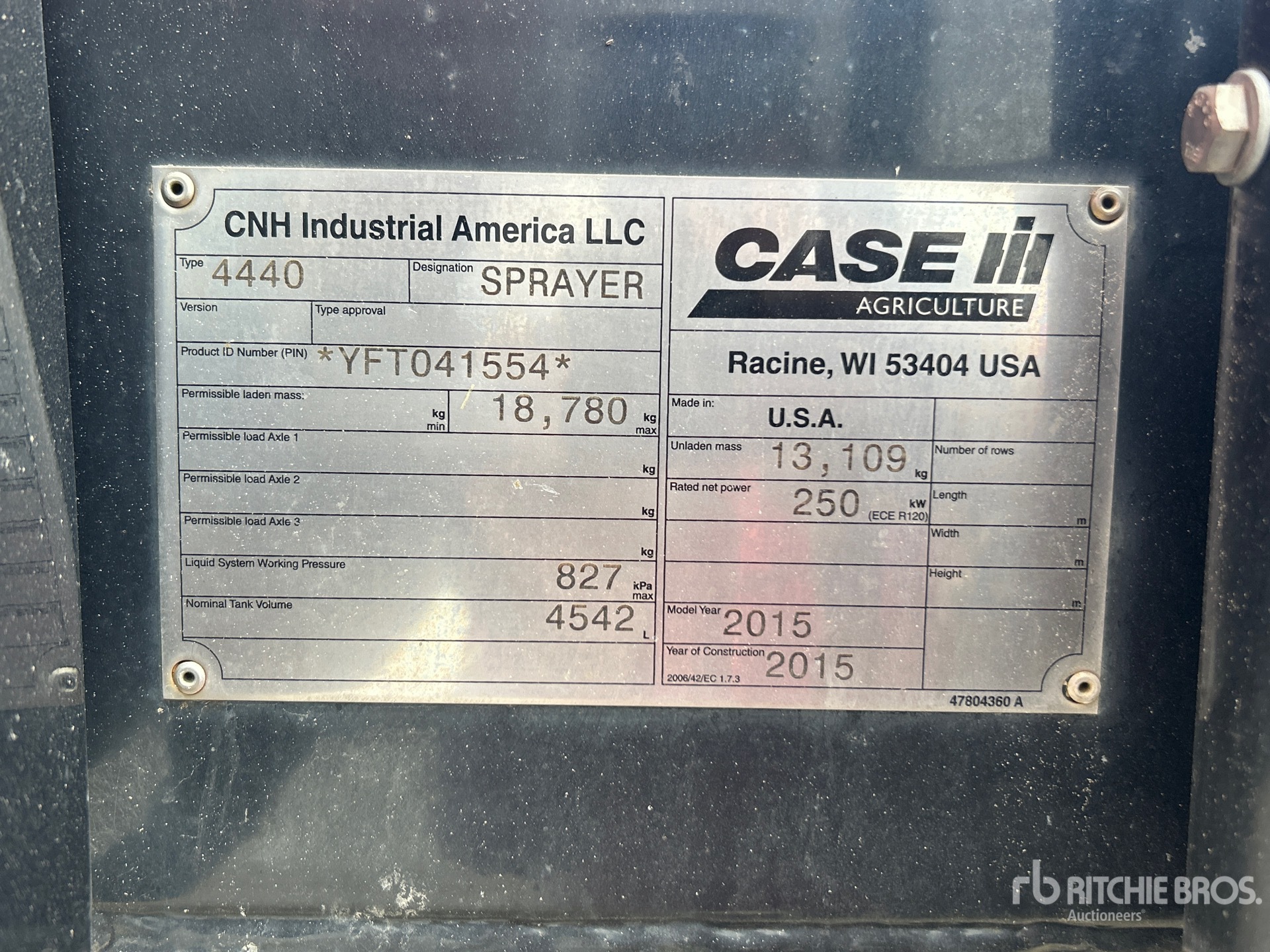 2016 Case Ih 4440