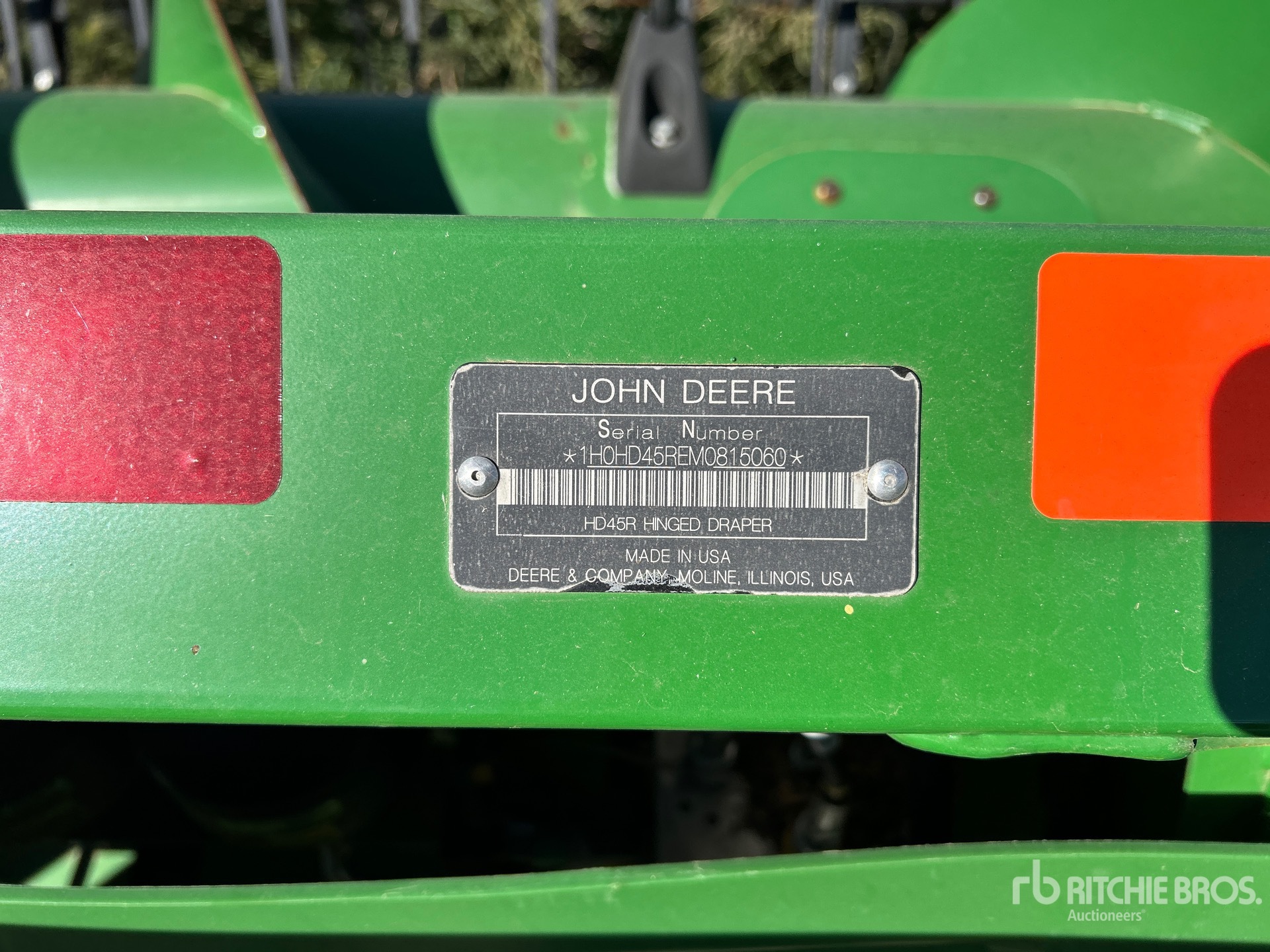 2021 John Deere HD45R