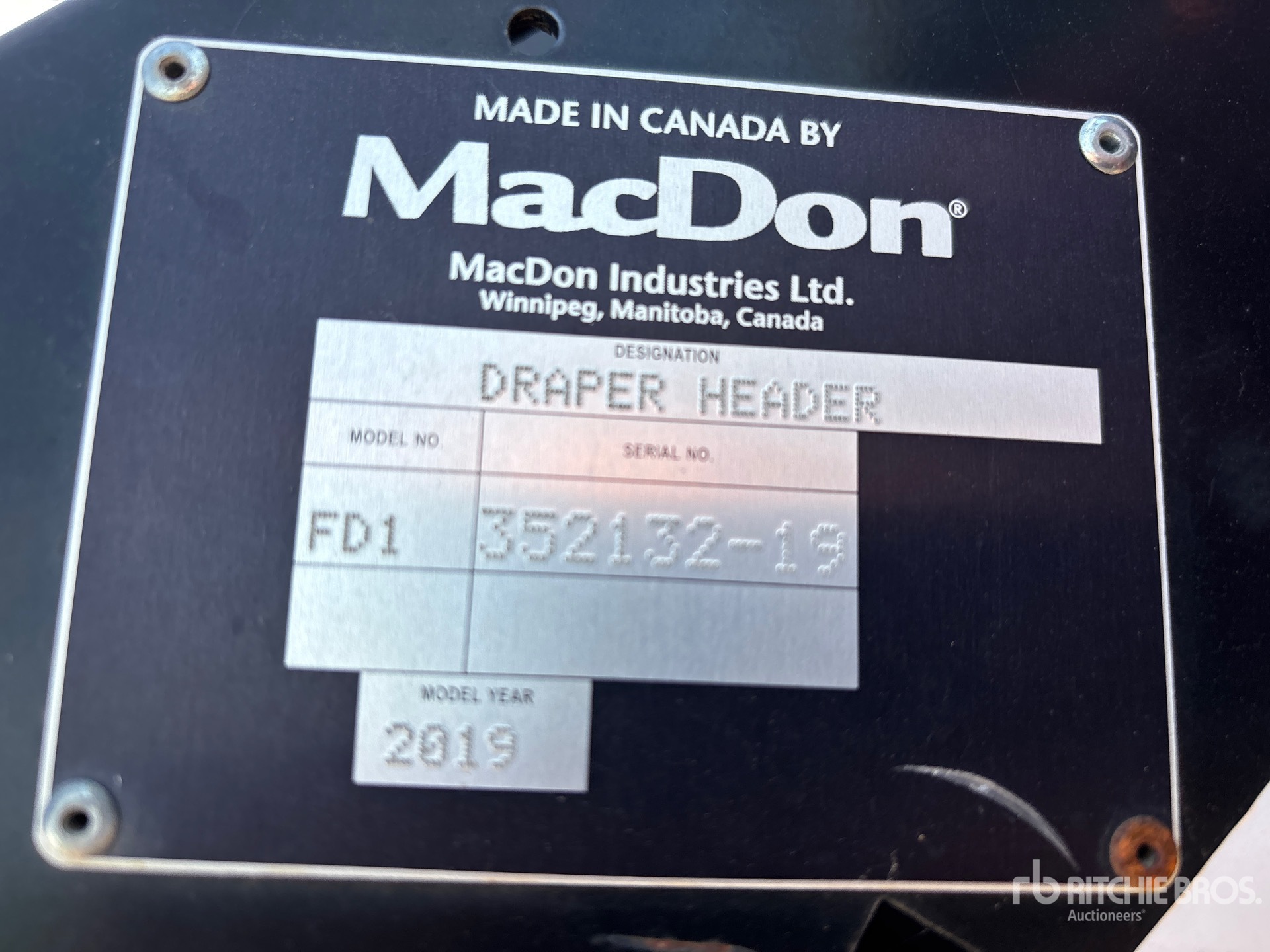 2019 Macdon FD140