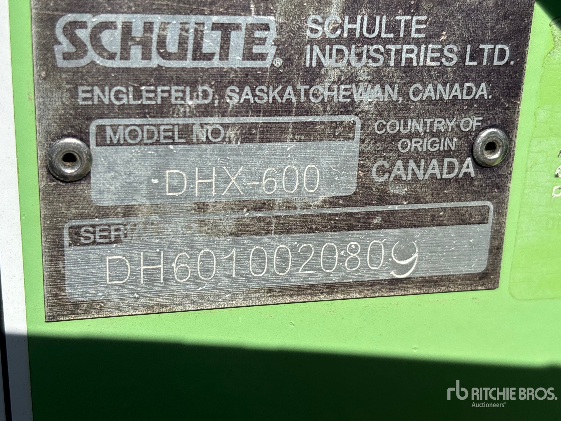 2018 Schulte DHX-600