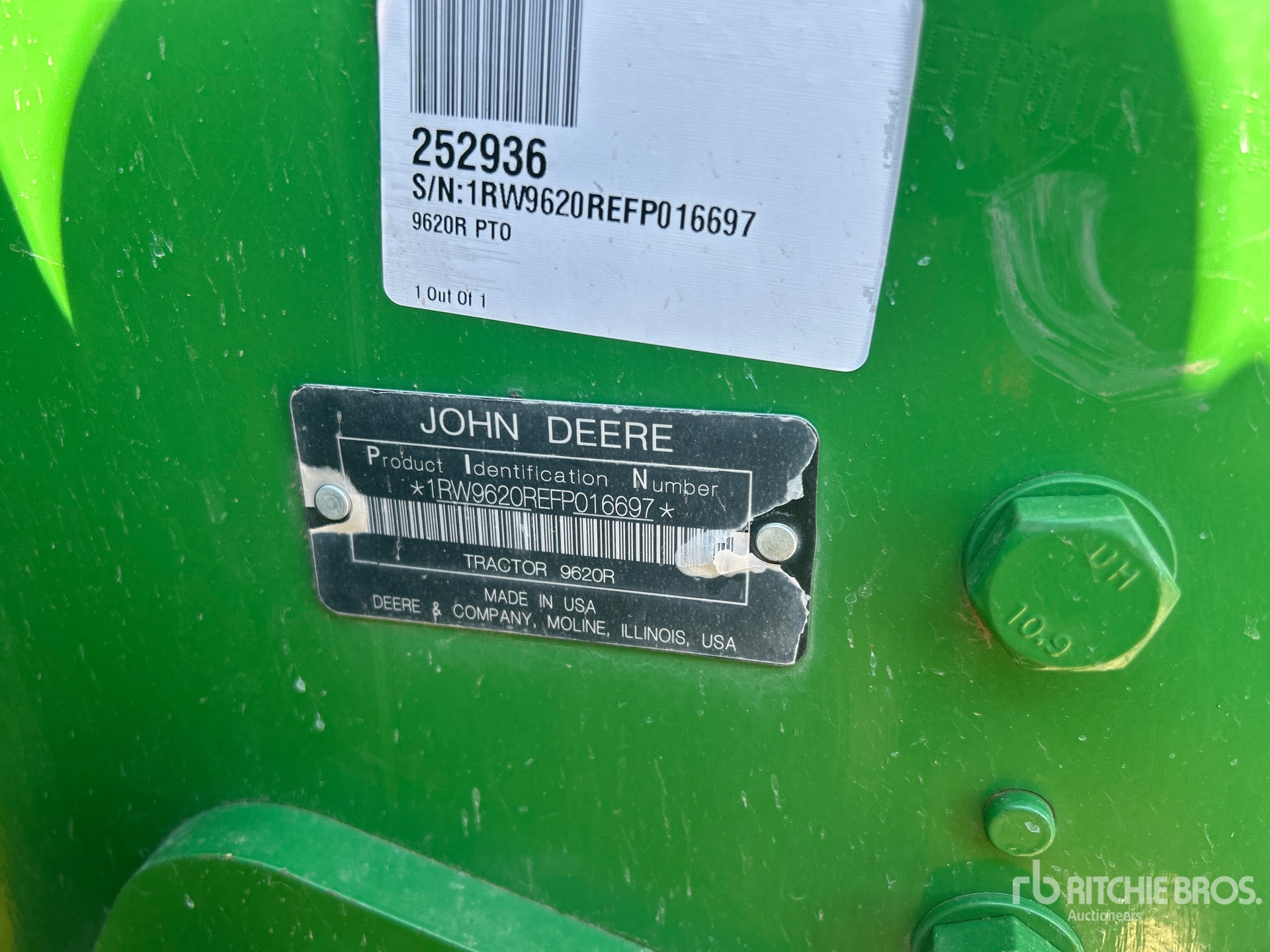 2015 John Deere 9620R