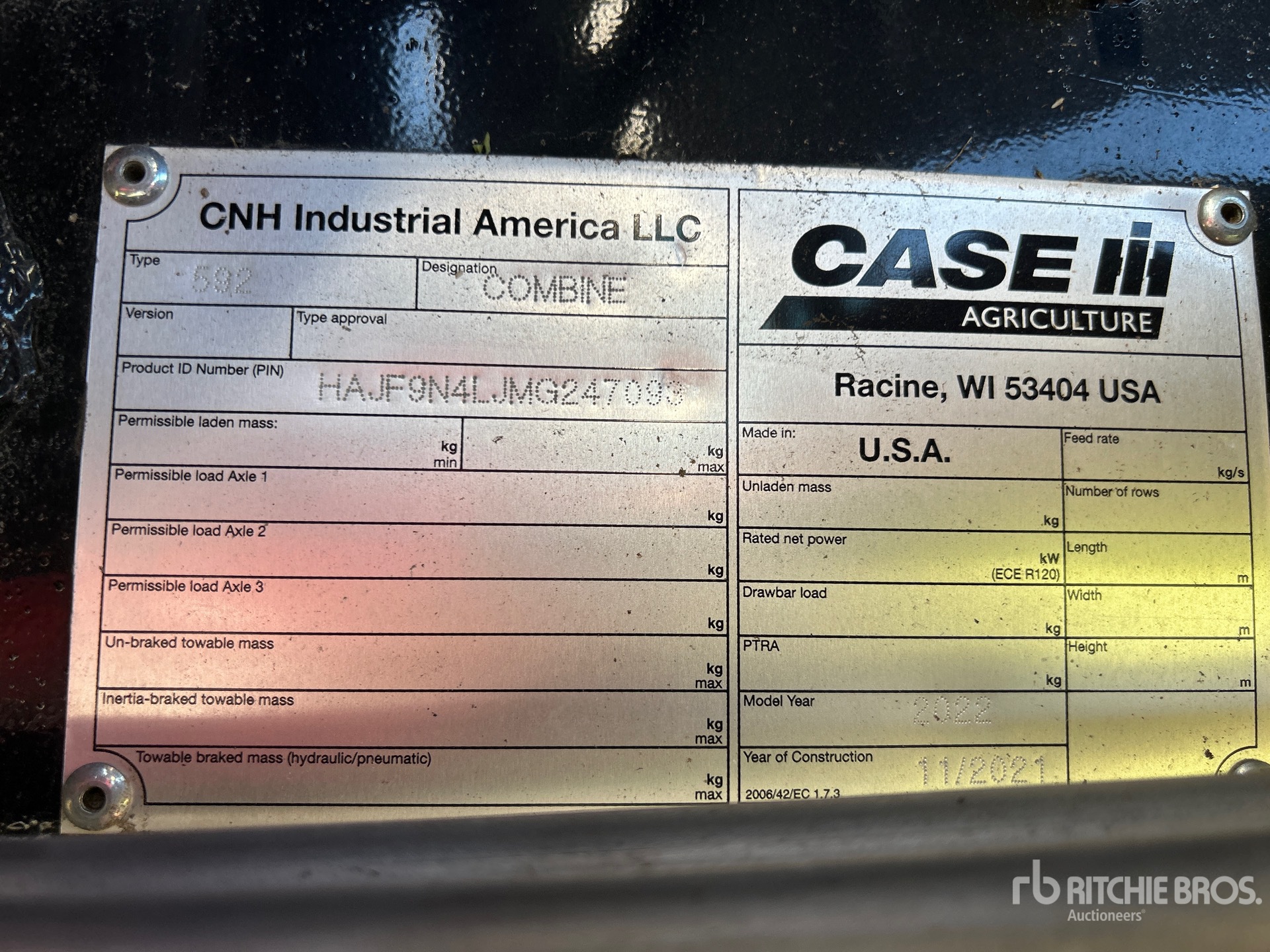 2021 Case Ih 9250