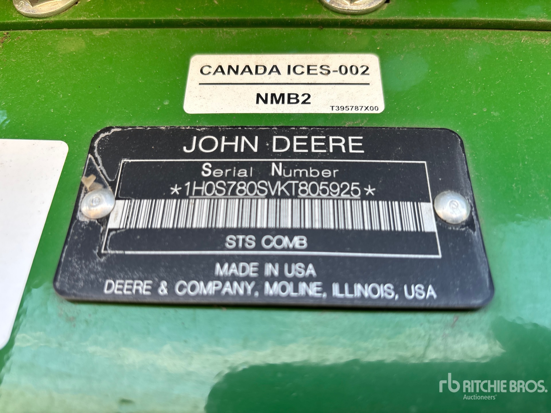 2019 John Deere S780