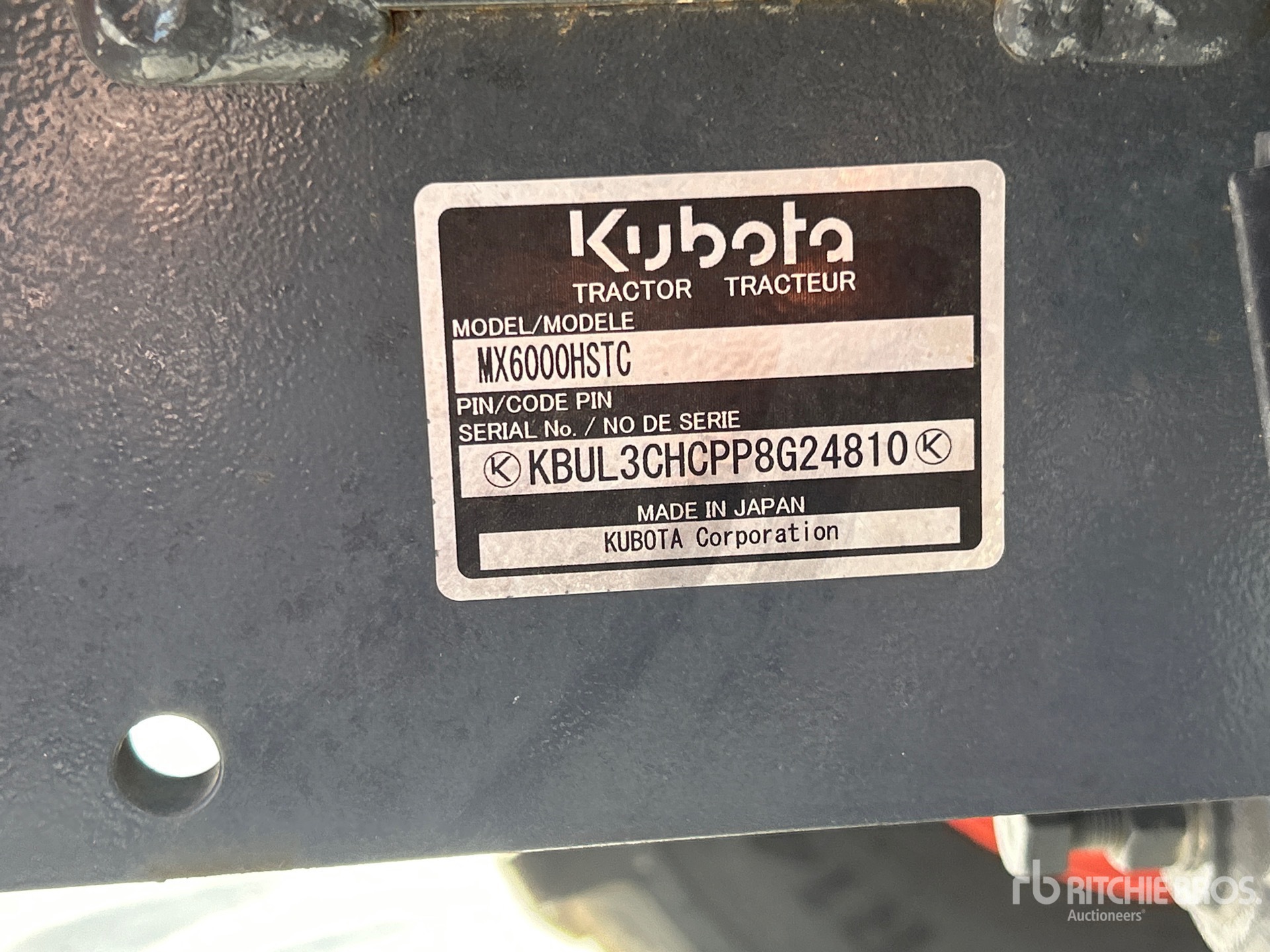 2024 Kubota MX6000HSTC