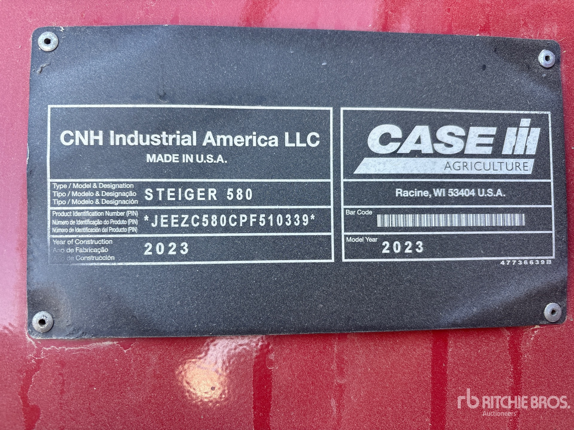2023 Case Ih STEIGER 580