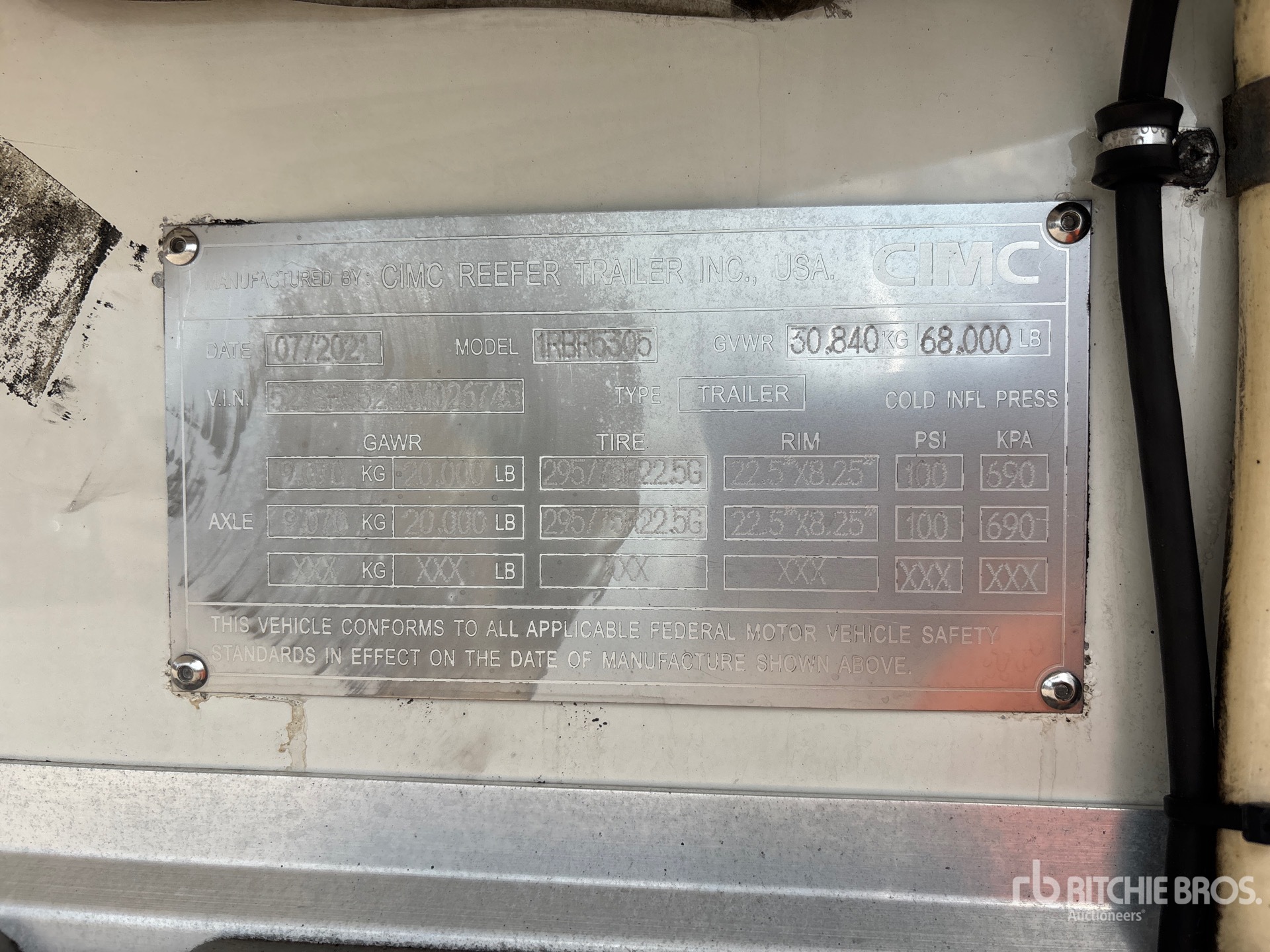 2022 Vanguard 1RBR5305
