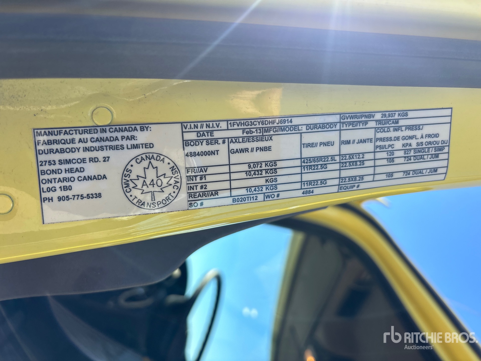 2013 Freightliner 114SD