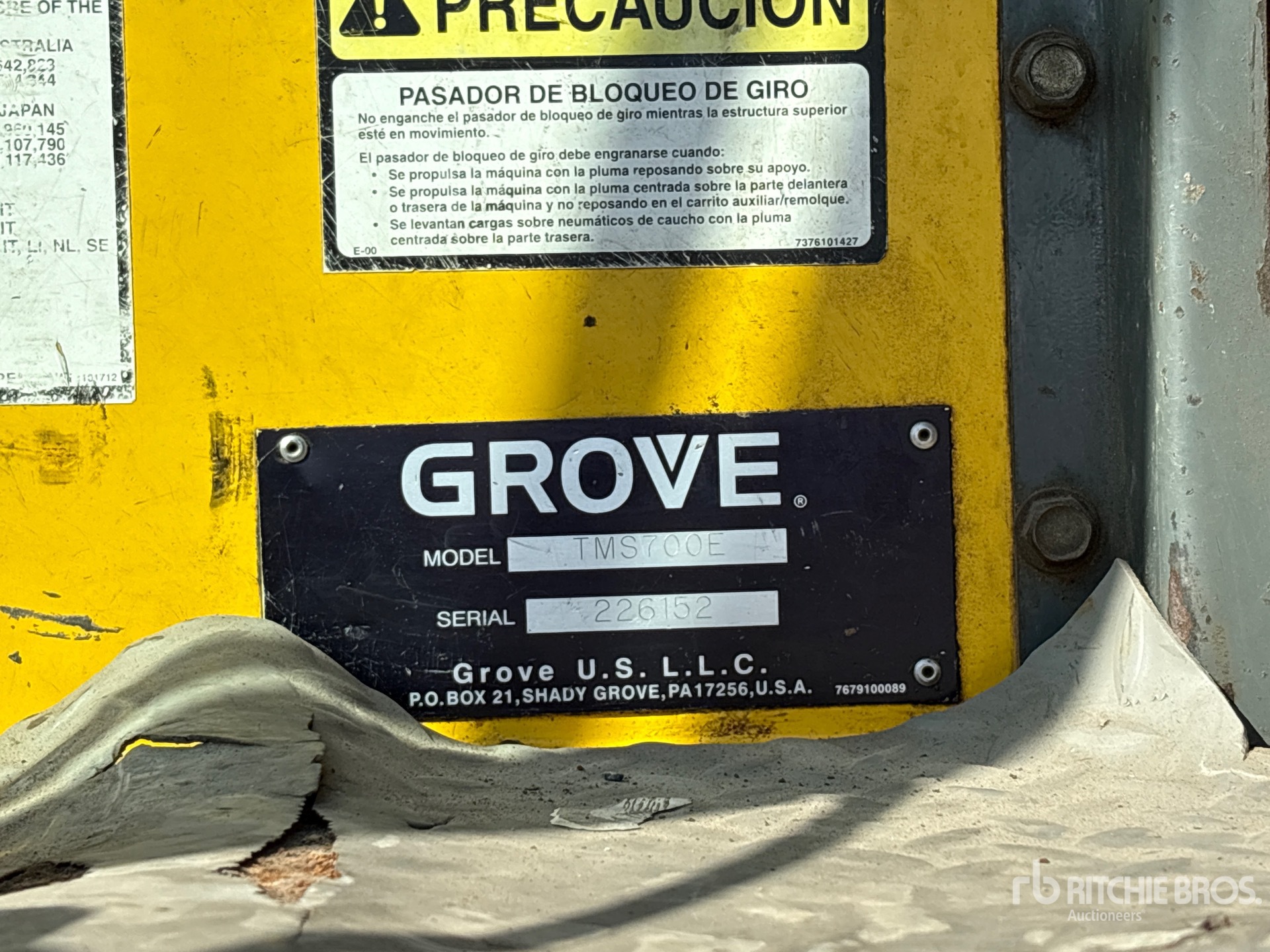 1999 Grove TMS700E
