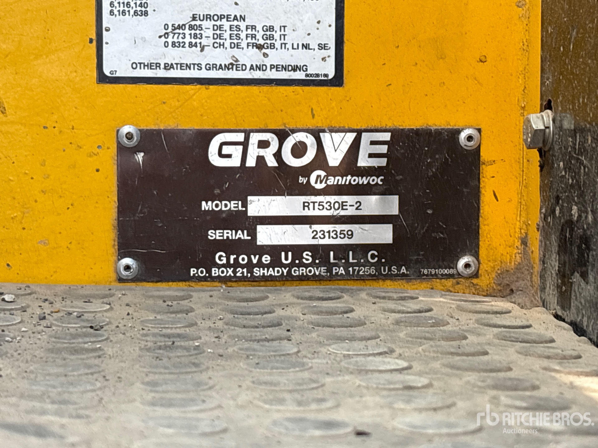 1999 Grove RT530E-2