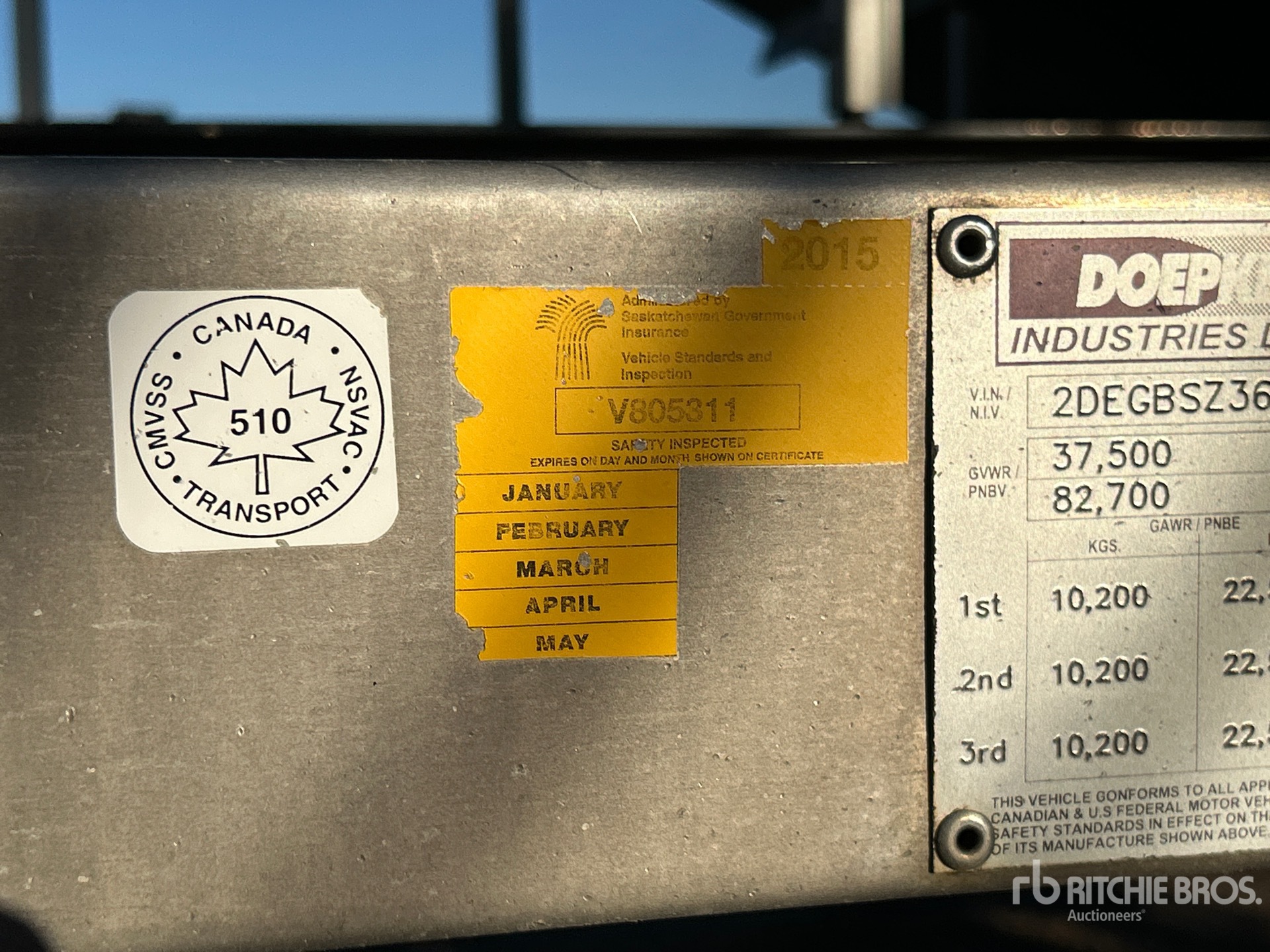 2015 Doepker 44 FT TRI/A