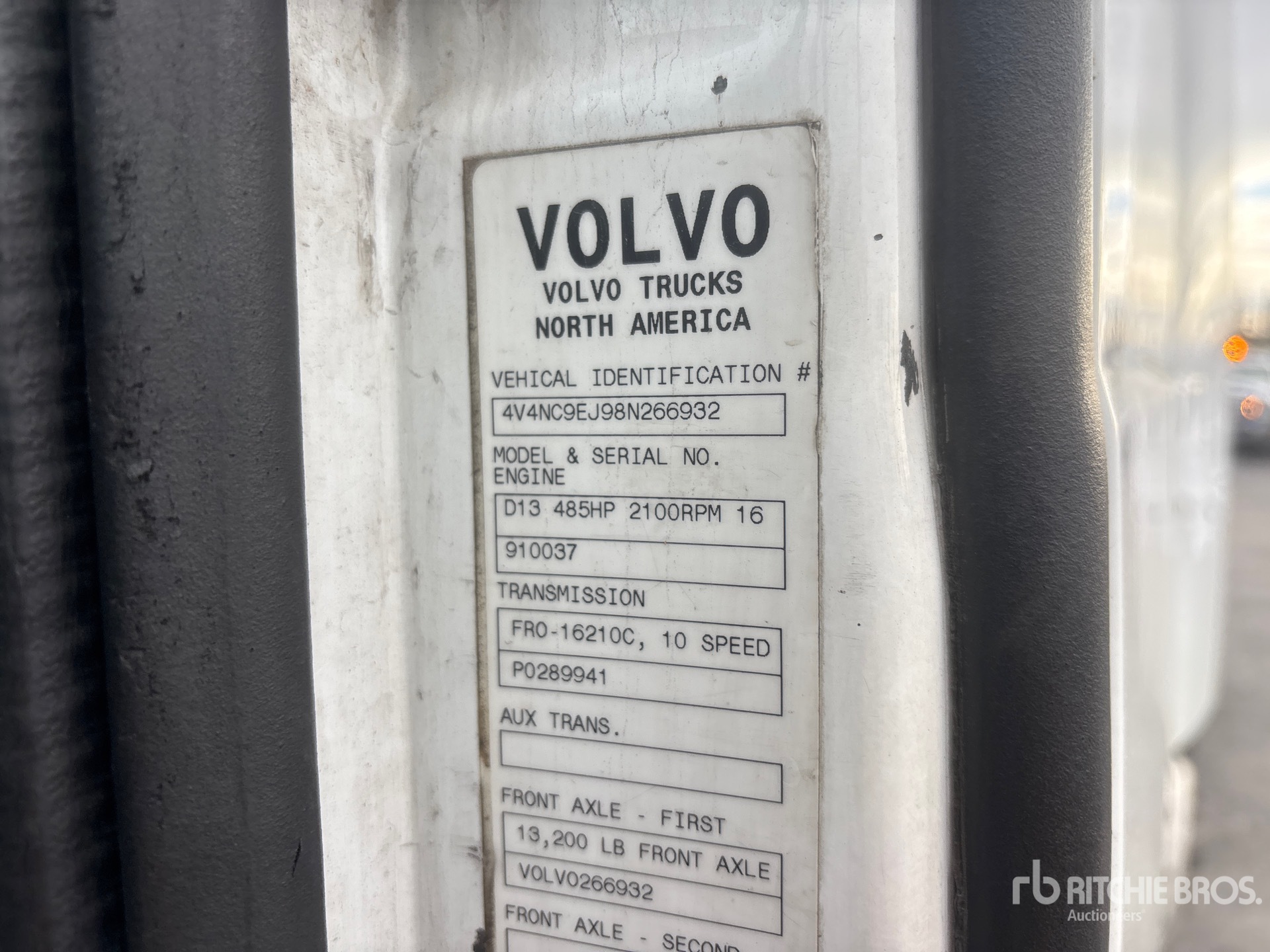 2008 Volvo VNL630