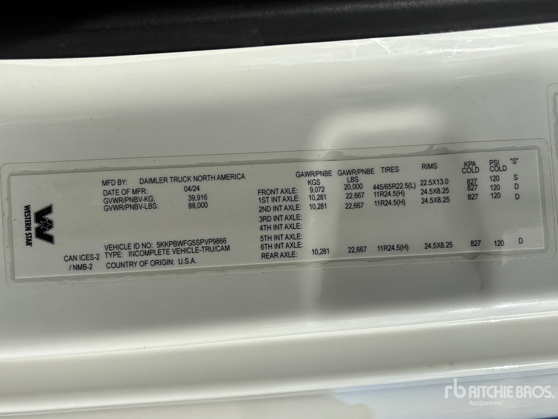 2025 Western Star 49X
