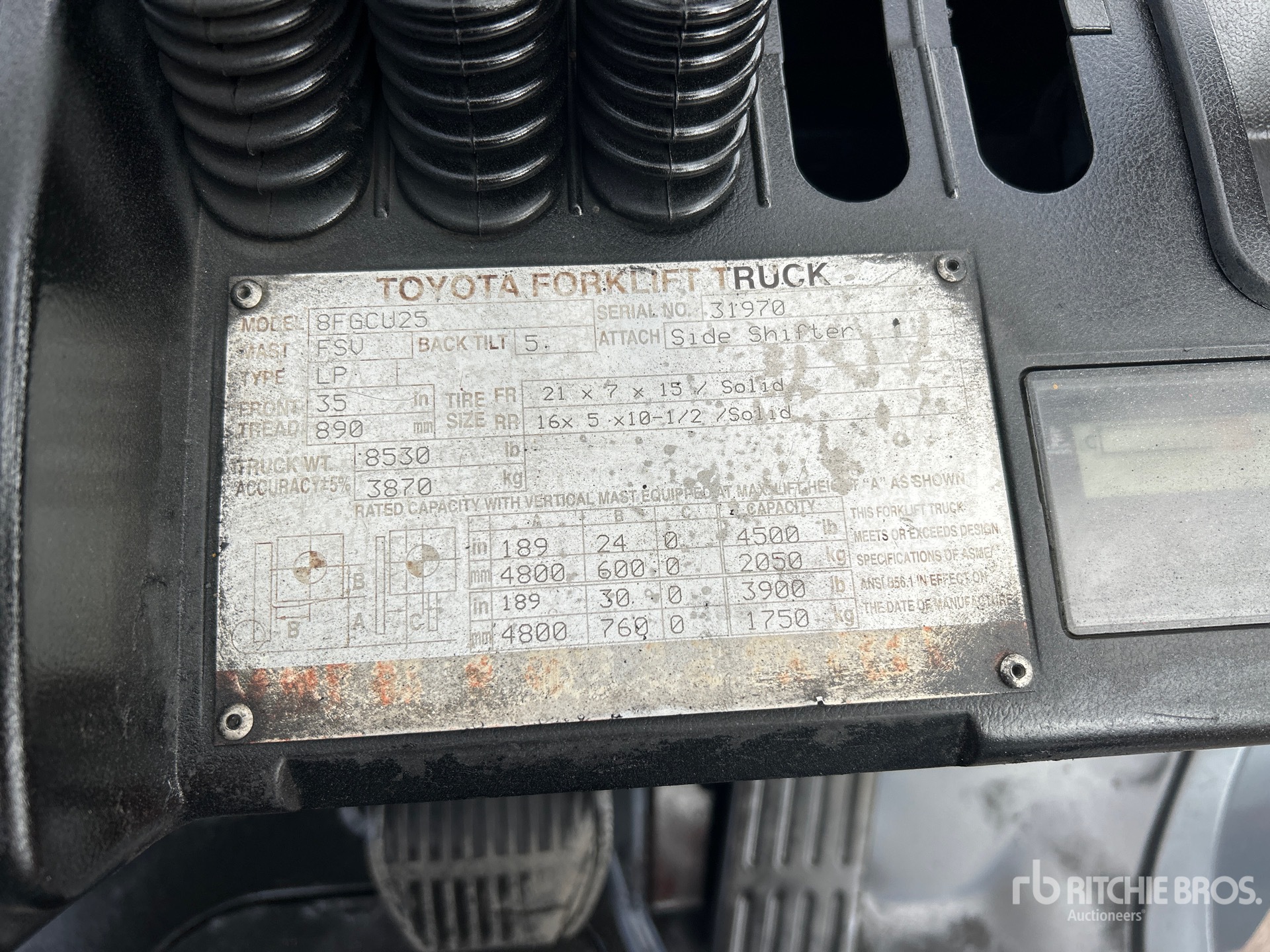 2011 Toyota 8FGCU25