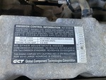Engine with Emission Label