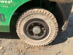 Chassis Lift with Left Rear Tire
