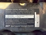 Engine with Emission Label