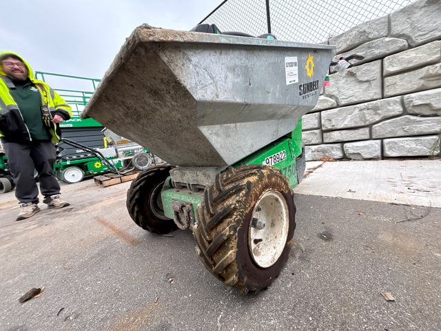 2017 Power Pusher E-750 Walk-Behind Electric Concrete Buggy