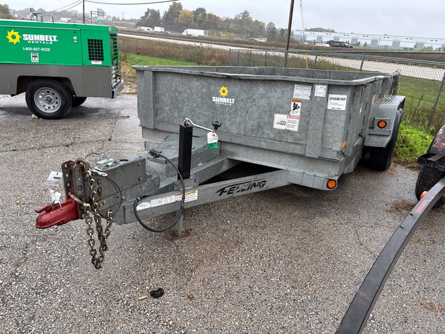 2016 Felling FT10DTHDG 10 ft T/A End Dump Trailer