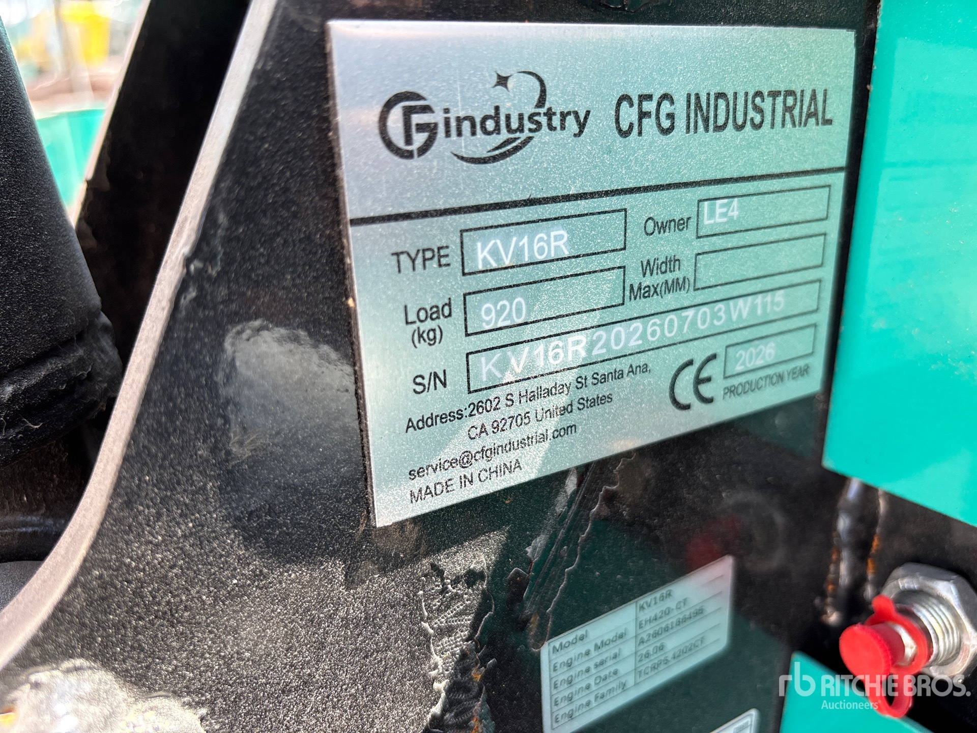 2026 CFG KV16R