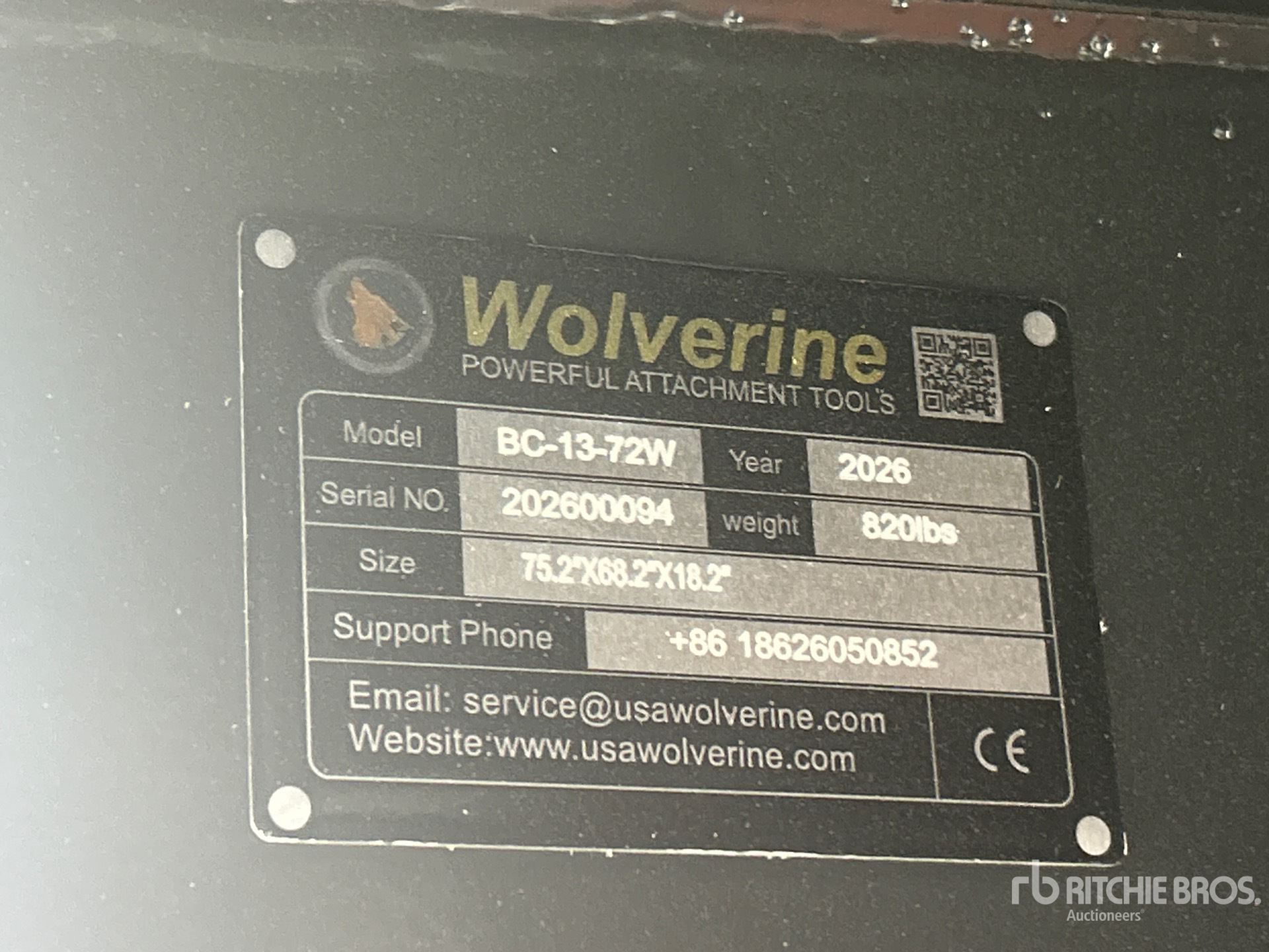 2026 Wolverine BC-13-72W