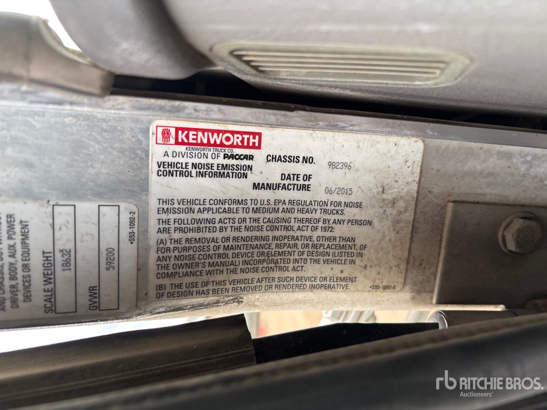 2016 Kenworth T800