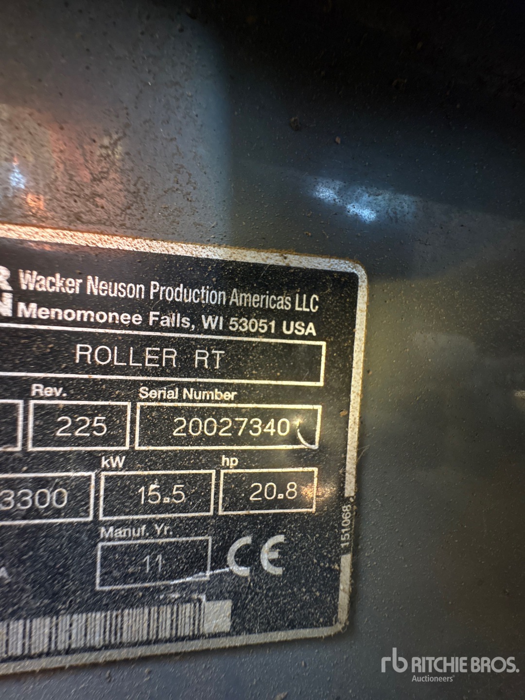 2011 Wacker Neuson RT