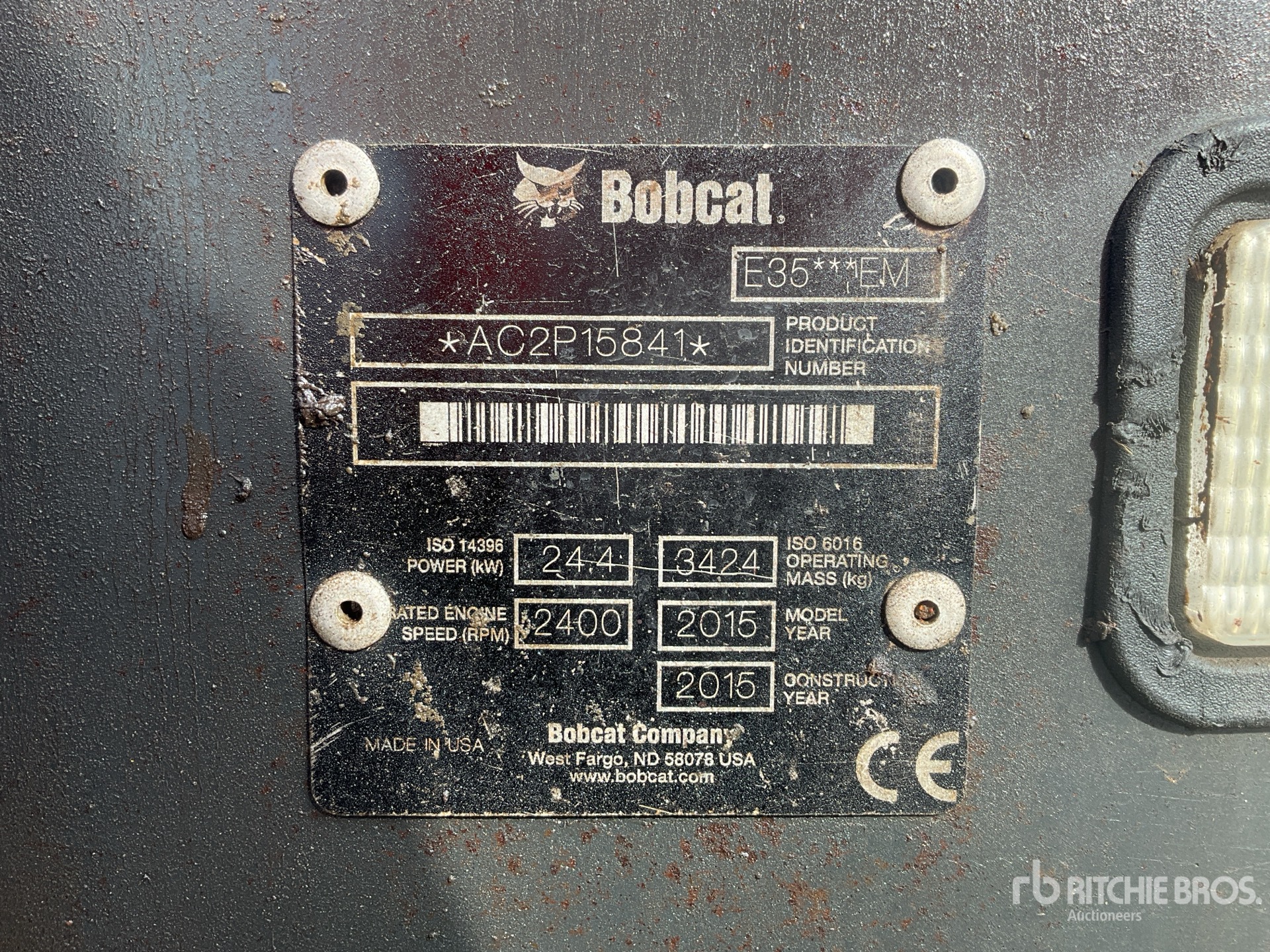 2015 Bobcat E35