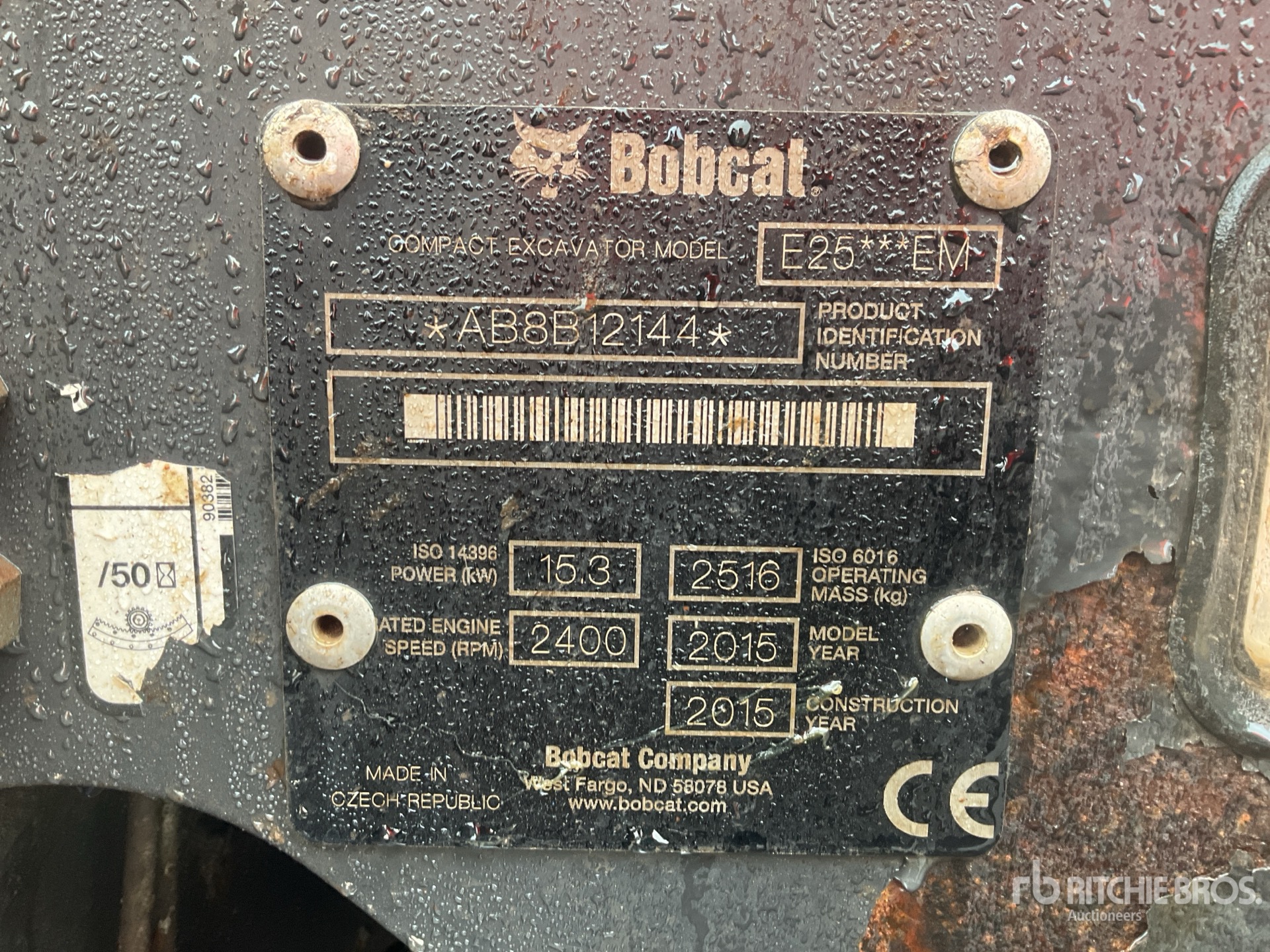 2015 Bobcat E25