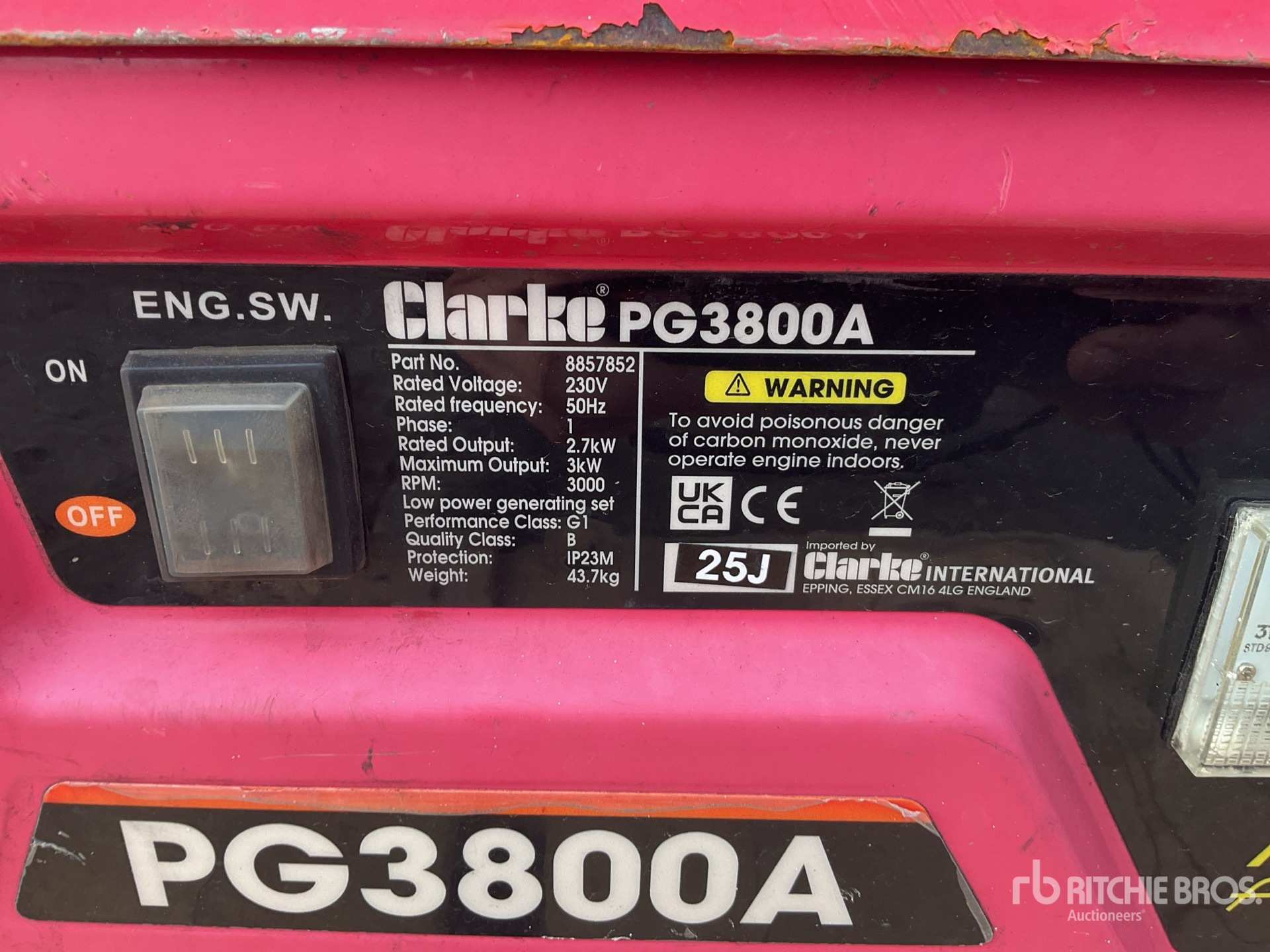 Clark PG3800A