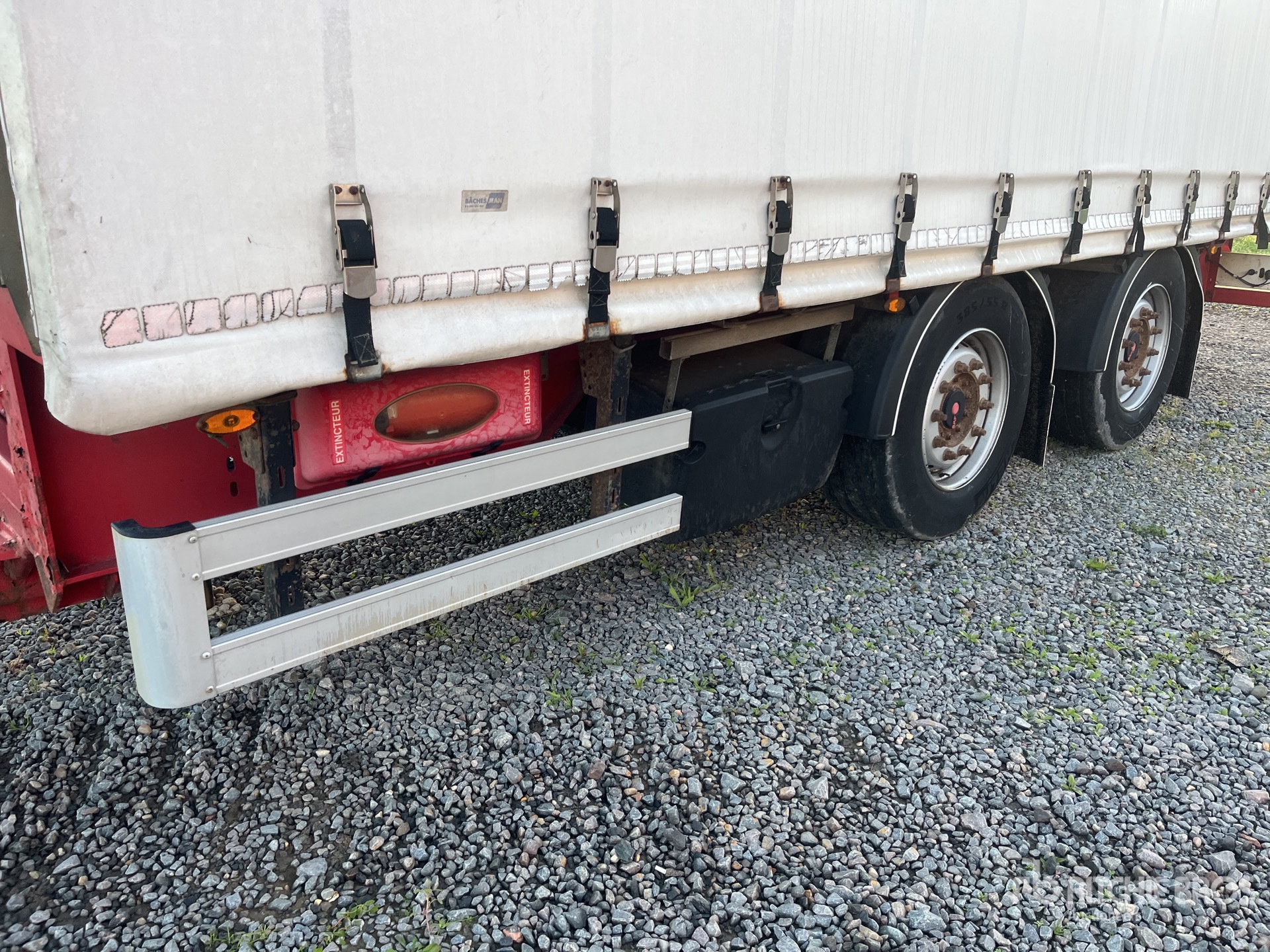 2012 Fruehauf T/A DRAWBAR CURTAIN SIDE SEMI-T ...
