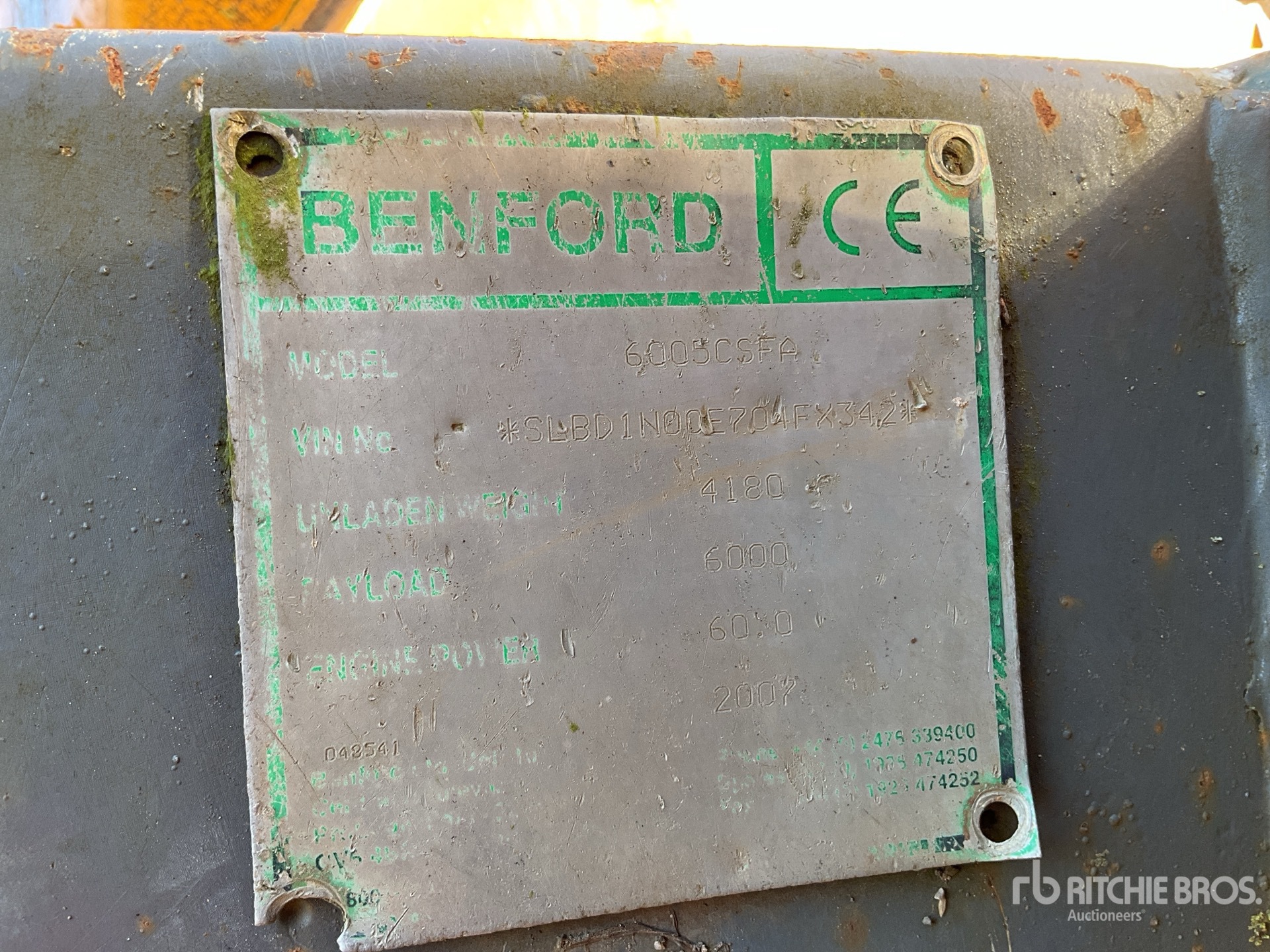 2007 Benford  6005CSFA