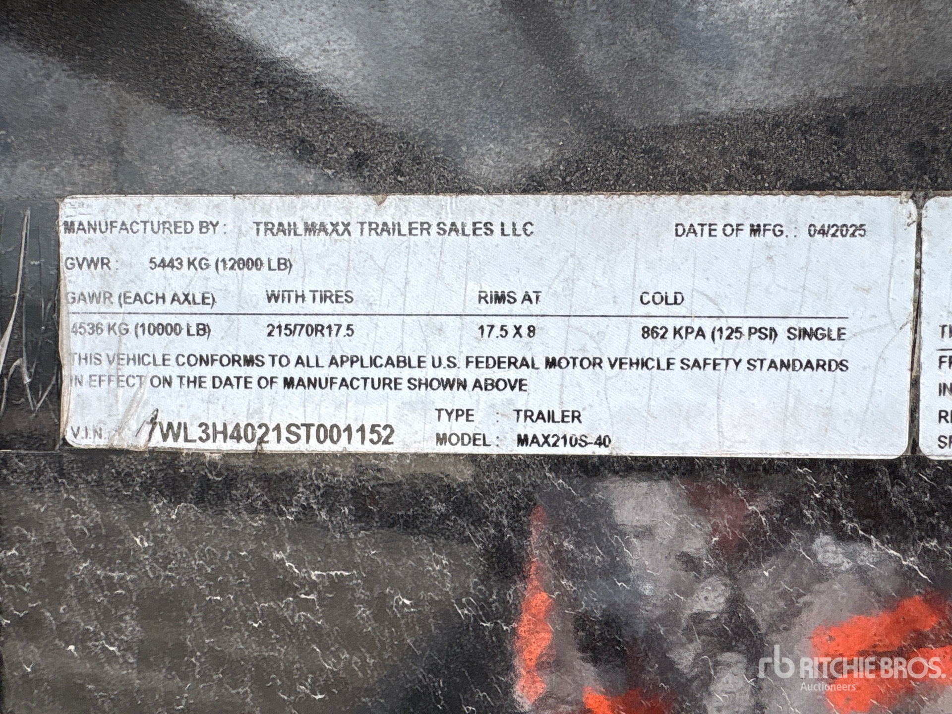 2025 Trailmax 40 FT T/A GOOSENECK