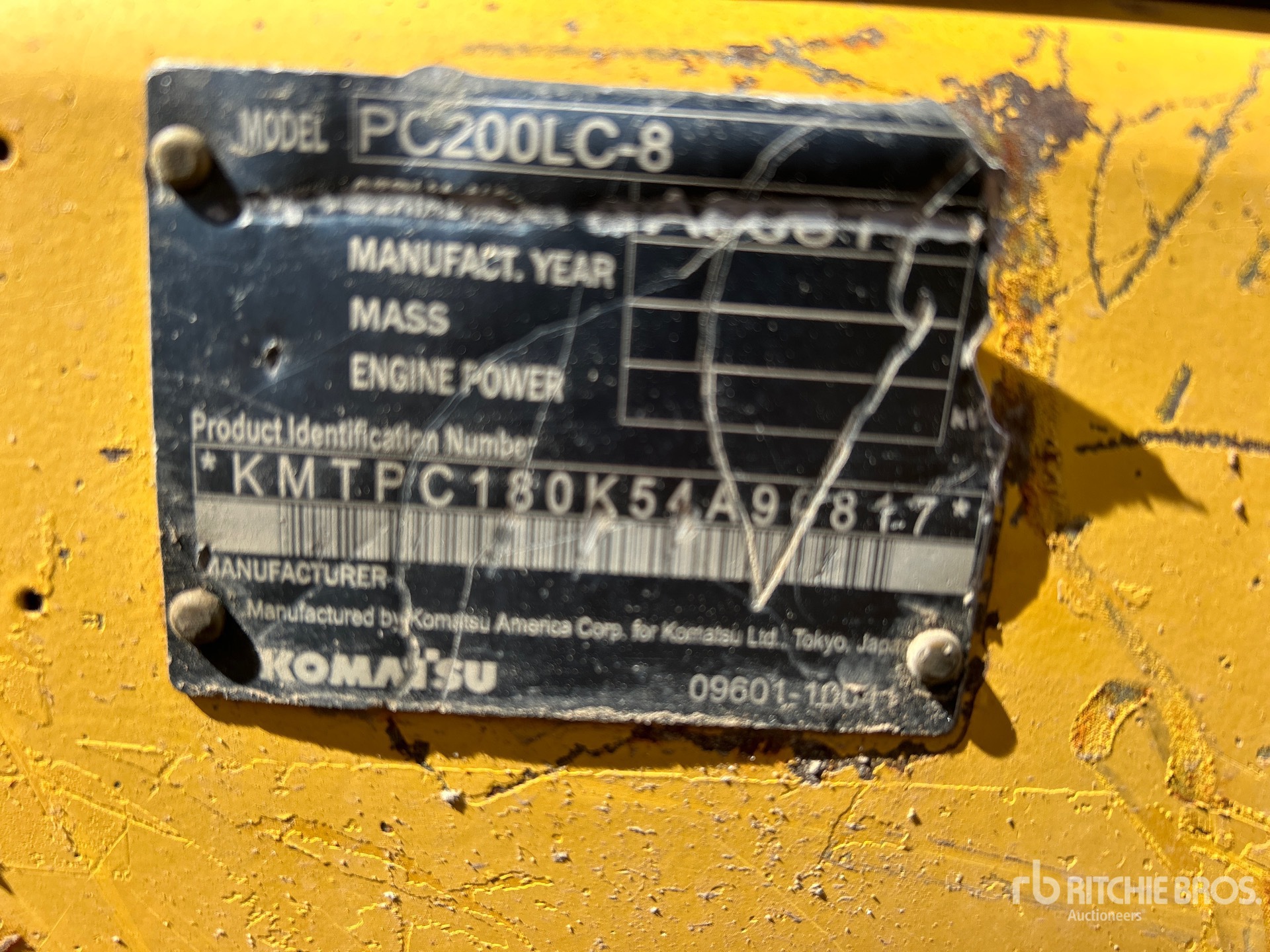 2012 Komatsu PC200LC-8
