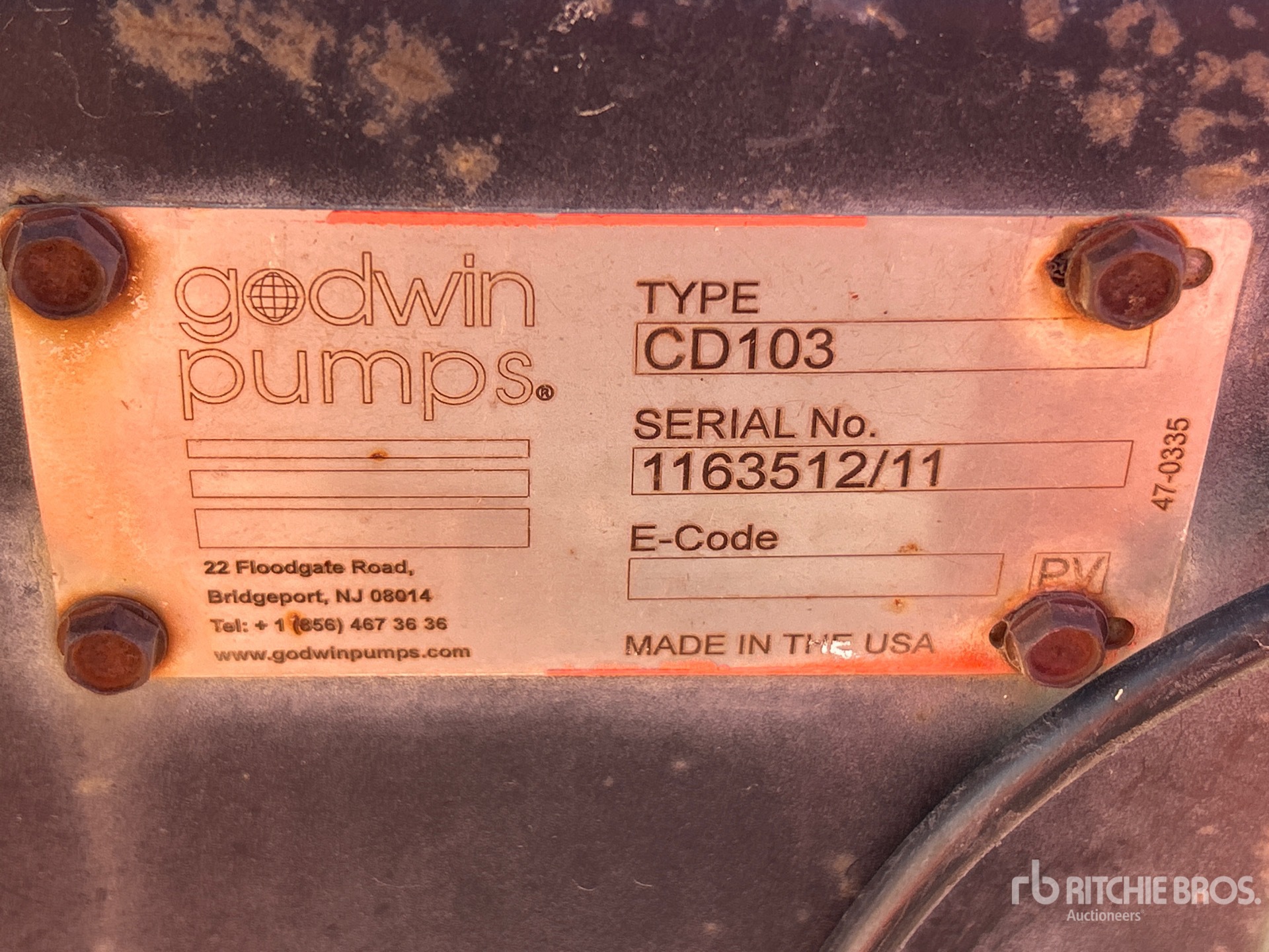 2011 Godwin CD103