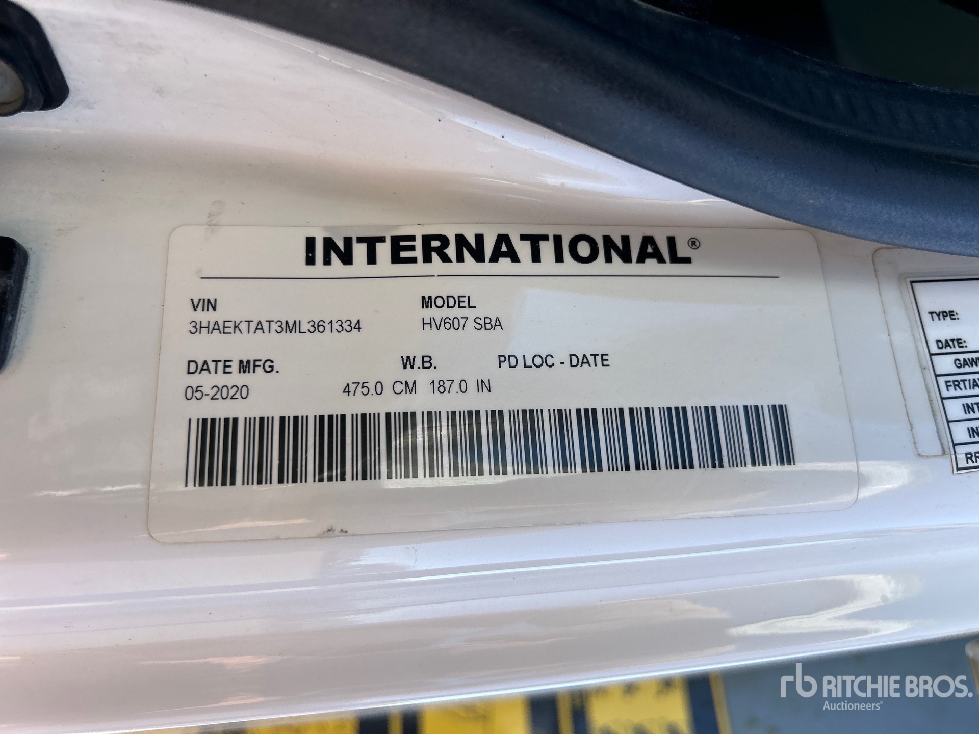 2021 International HV607