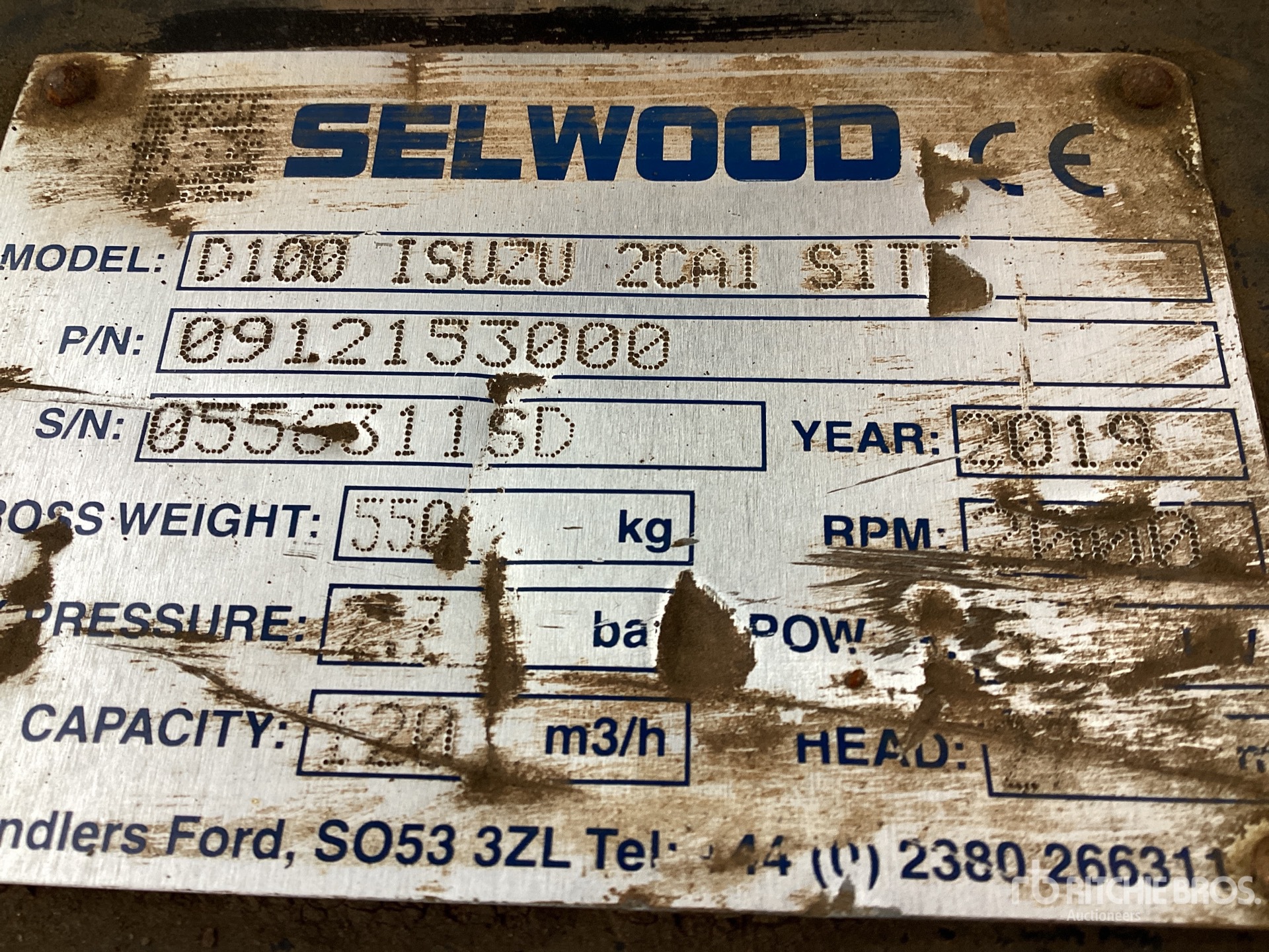2019 Selwood D100