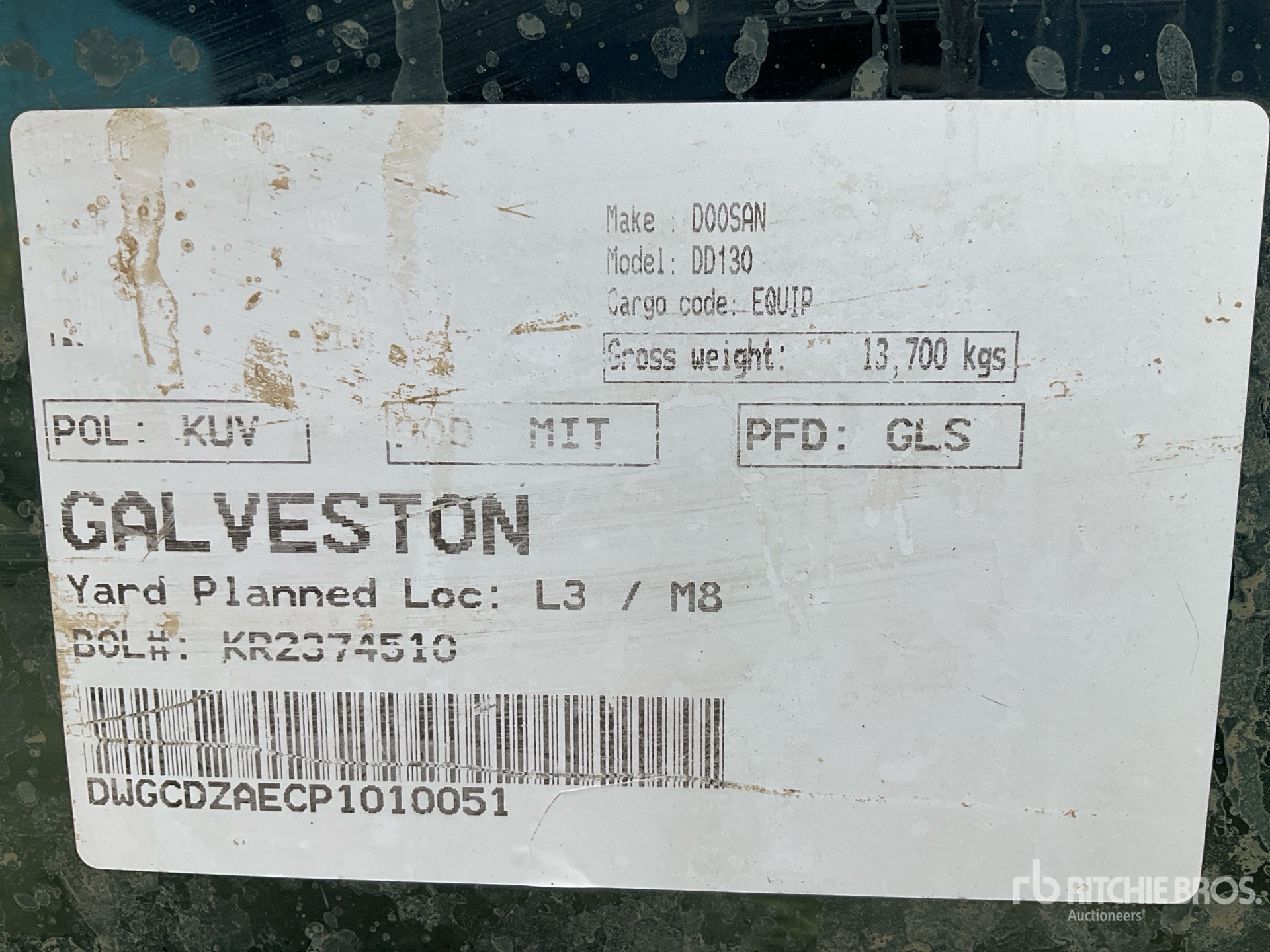 Develon DD130-7-US20