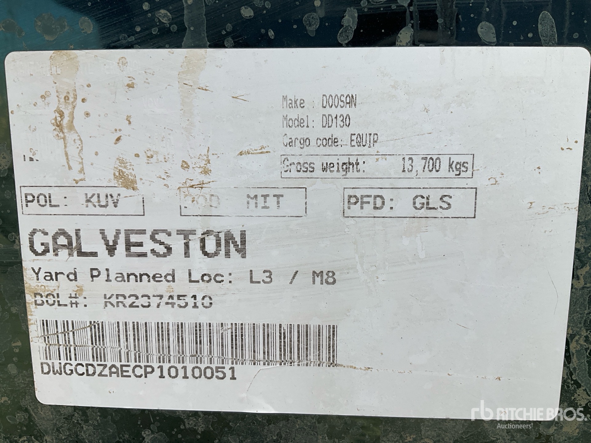 Develon DD130-7-US20