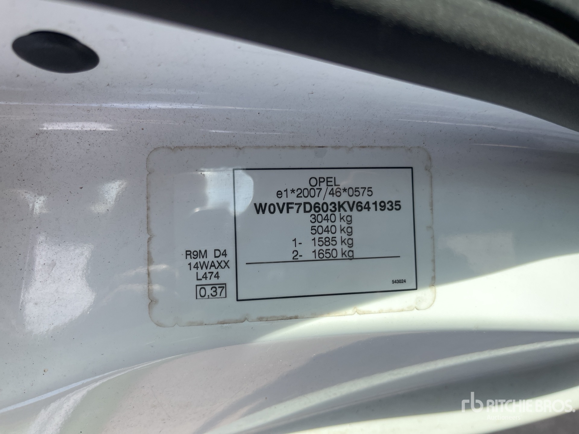 2019 Opel VIVARO