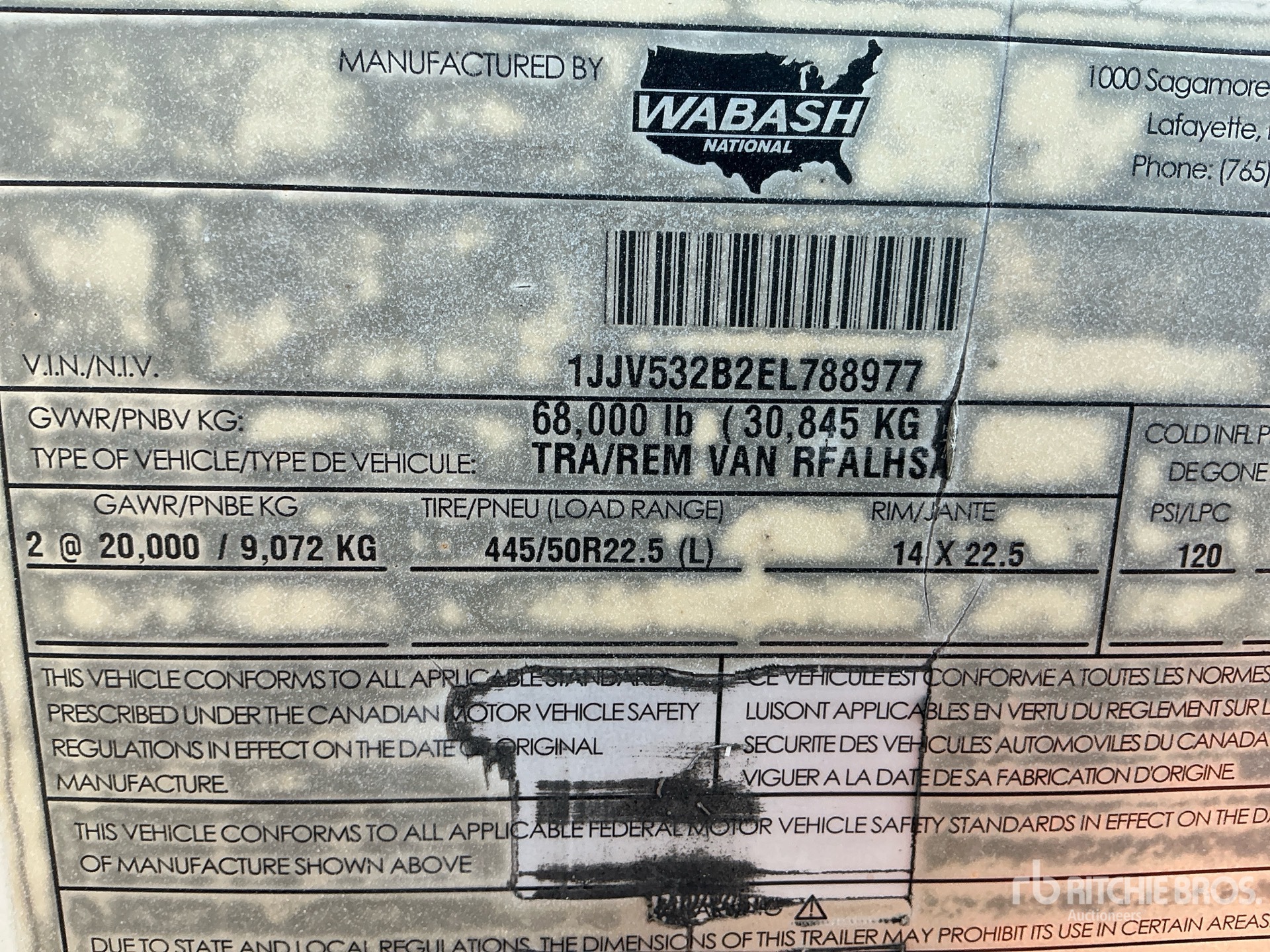 2014 Wabash RFALHSA