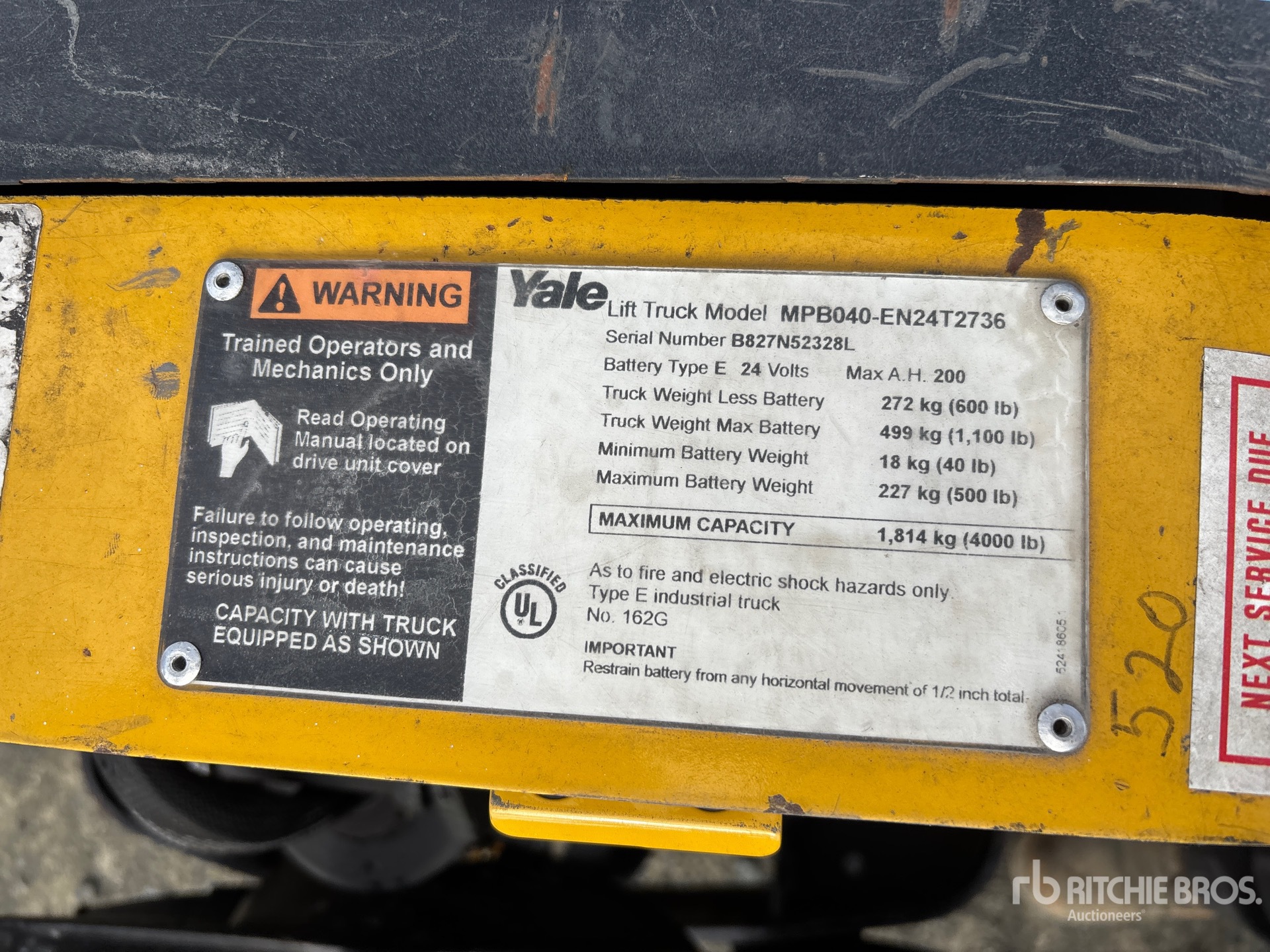 Yale MPB040-EN24T273