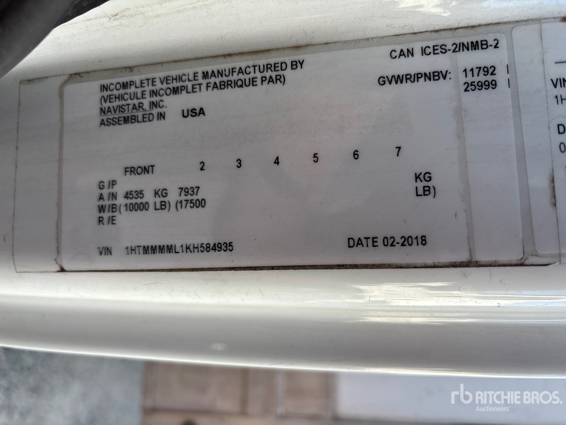 2019 International 4300