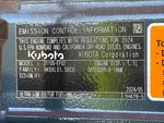 Engine with Emission Label