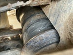 Undercarriage with Left Track Rollers