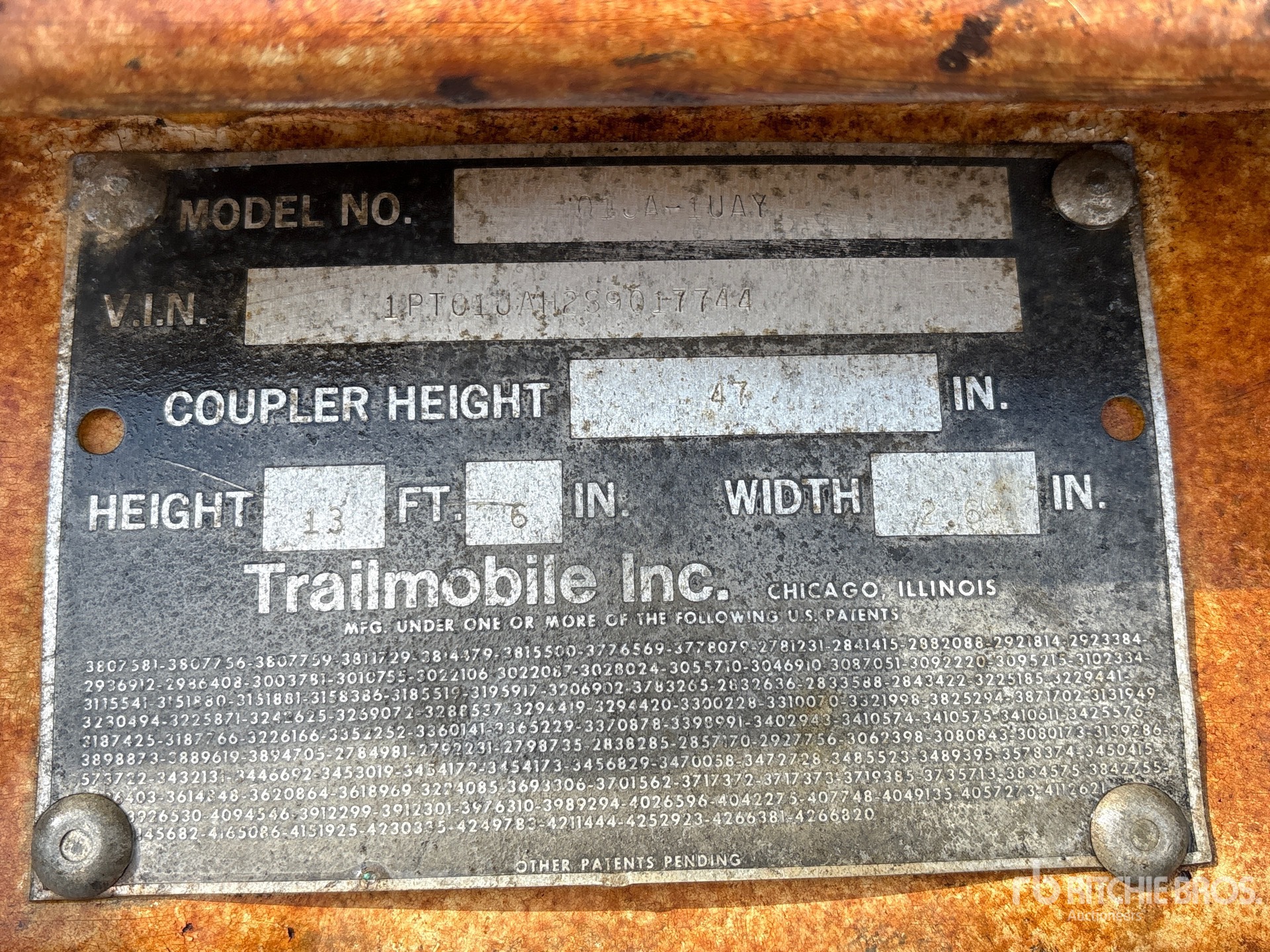 1995 Trailmobile O1JA-1UAY
